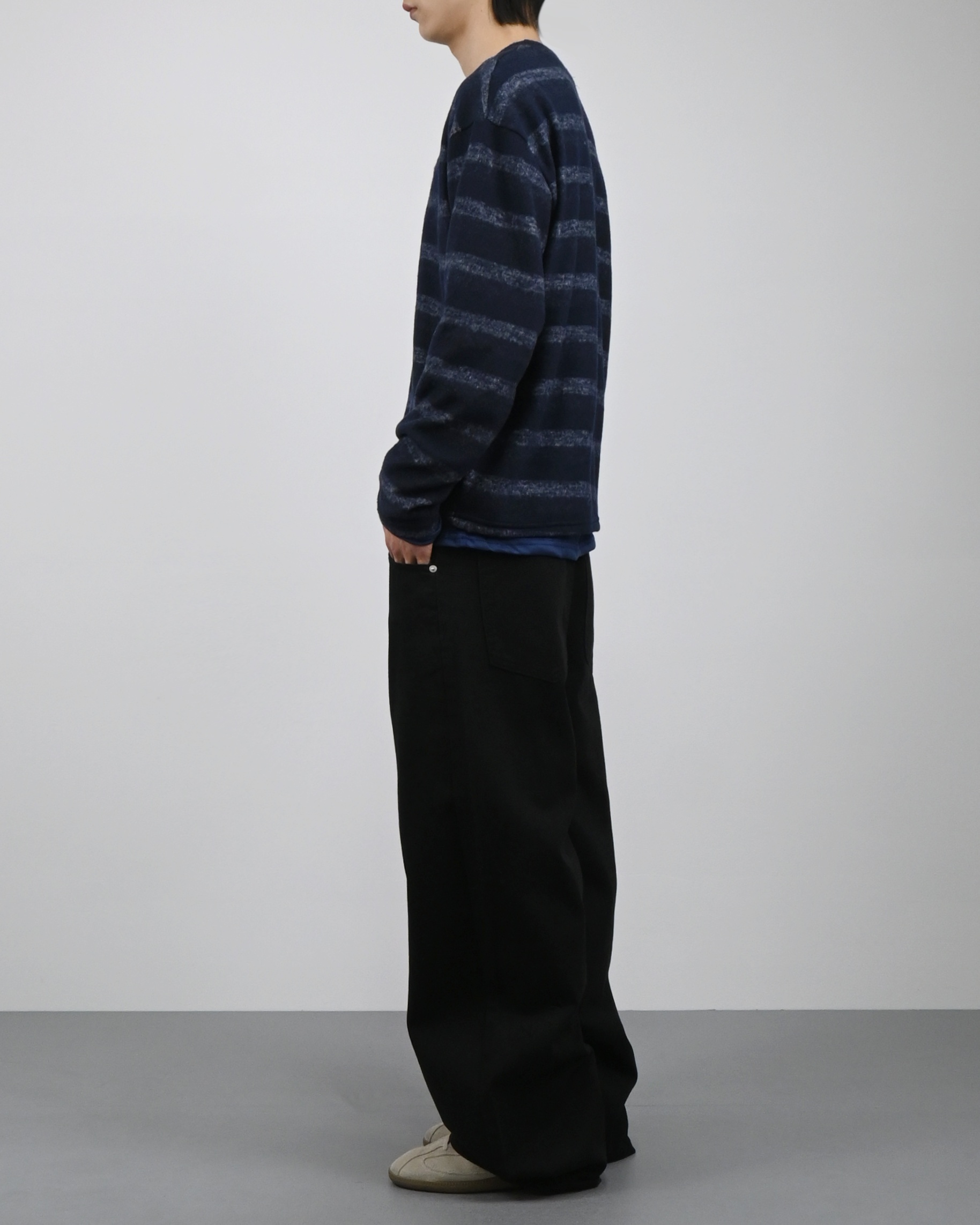 ash stripe knit