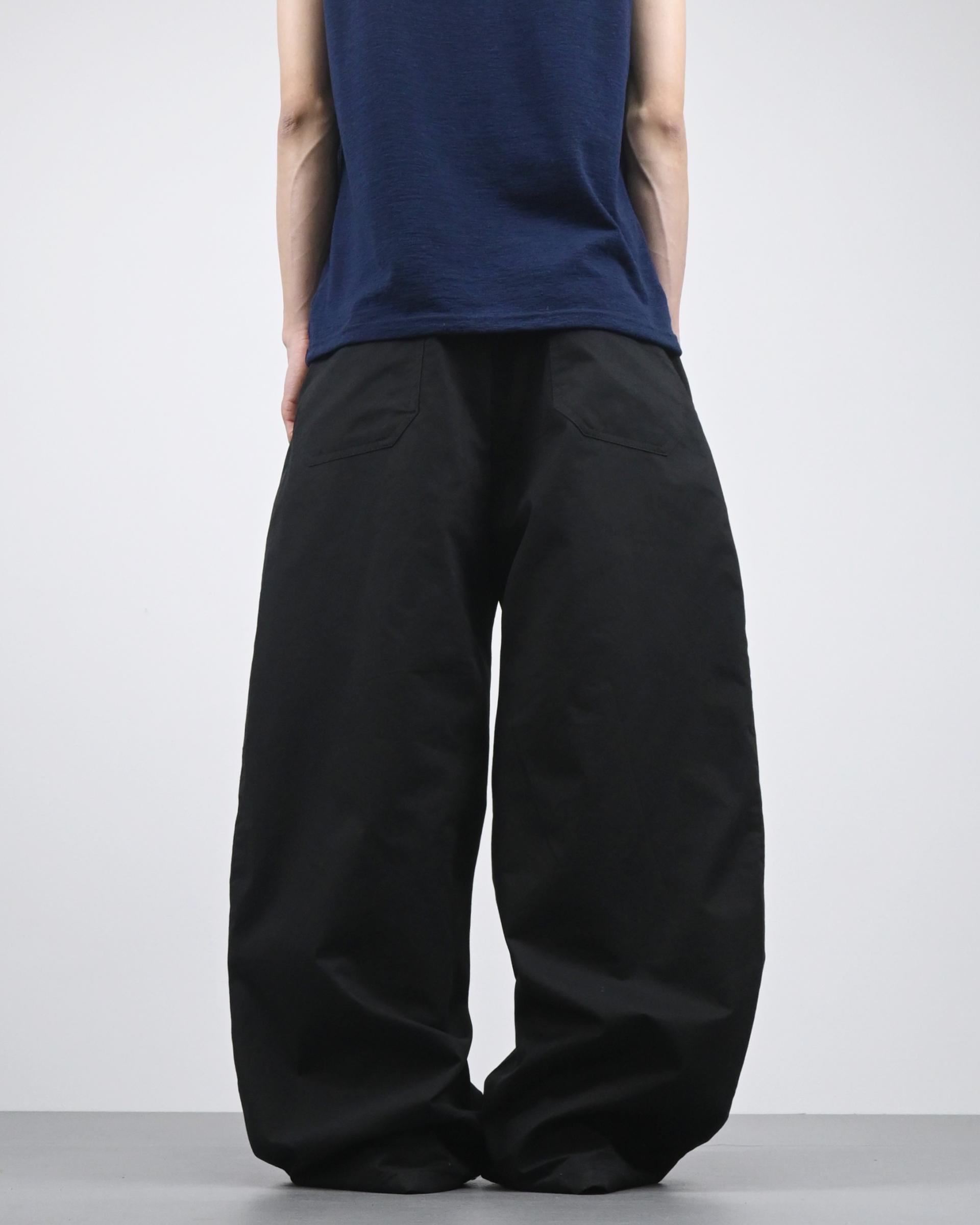 dear curved cotton pants