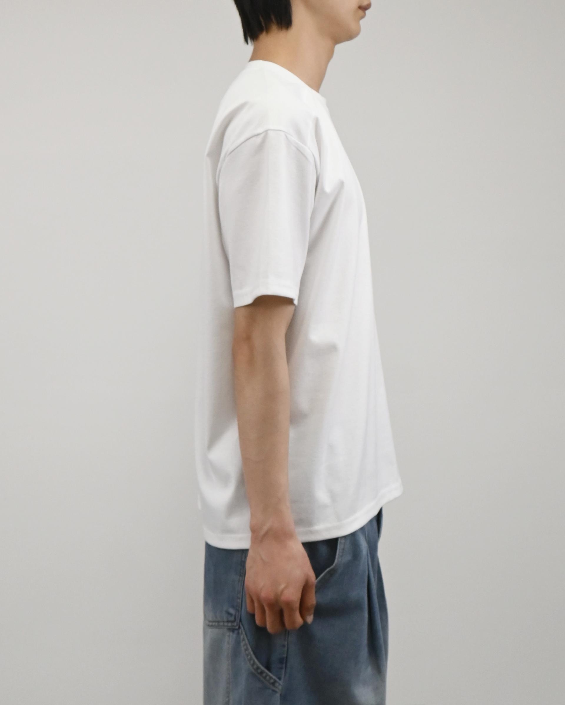 front shoulder line half t-shirt