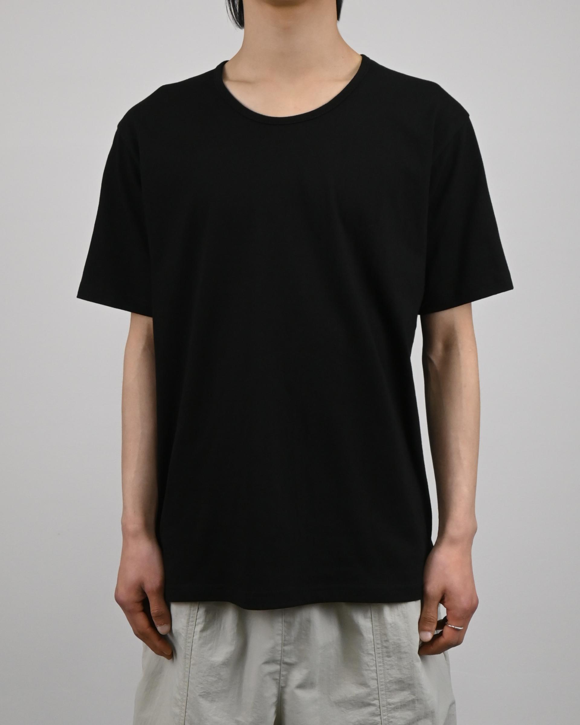 u-neck slit half t-shirt