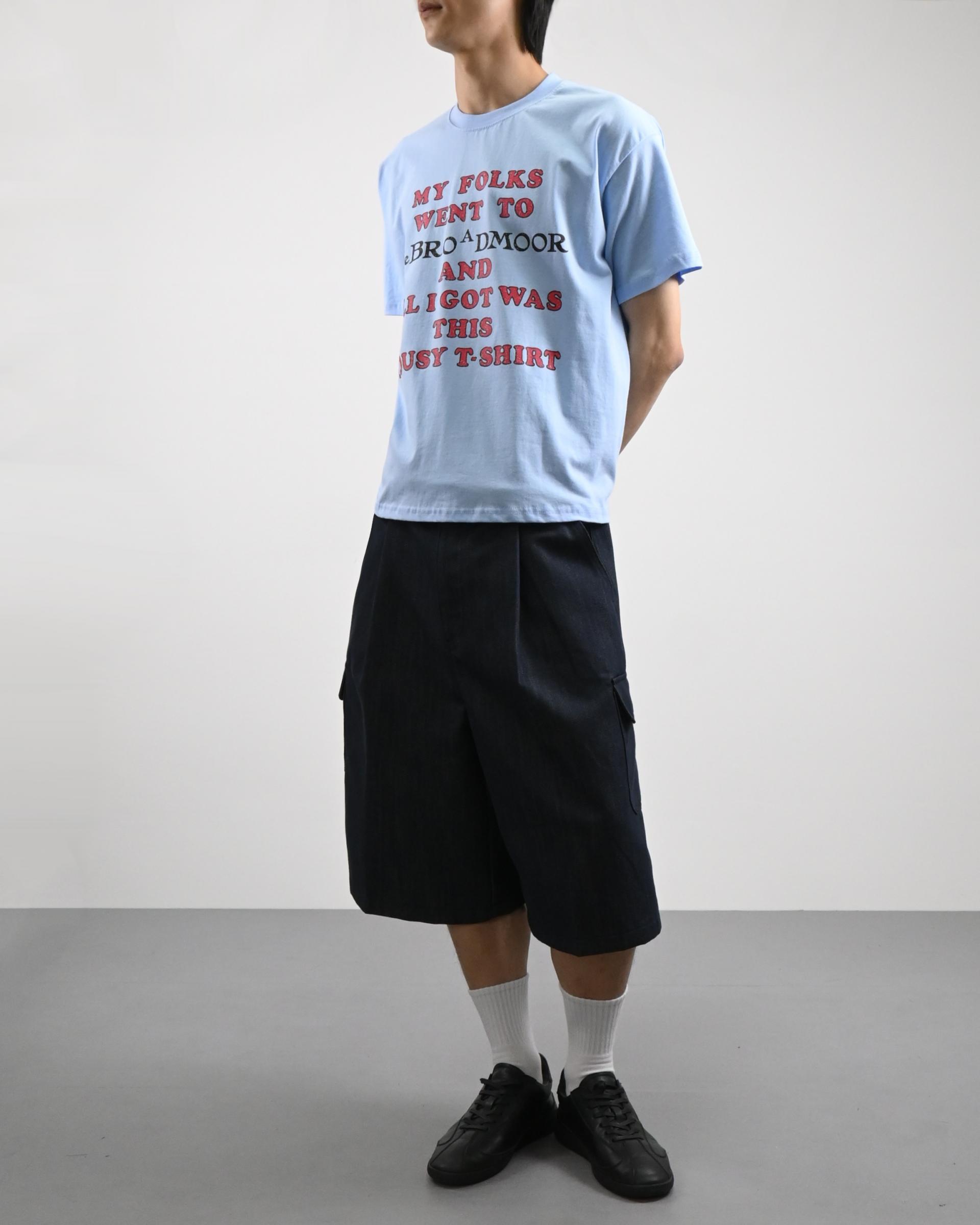 luge lettering half t-shirt
