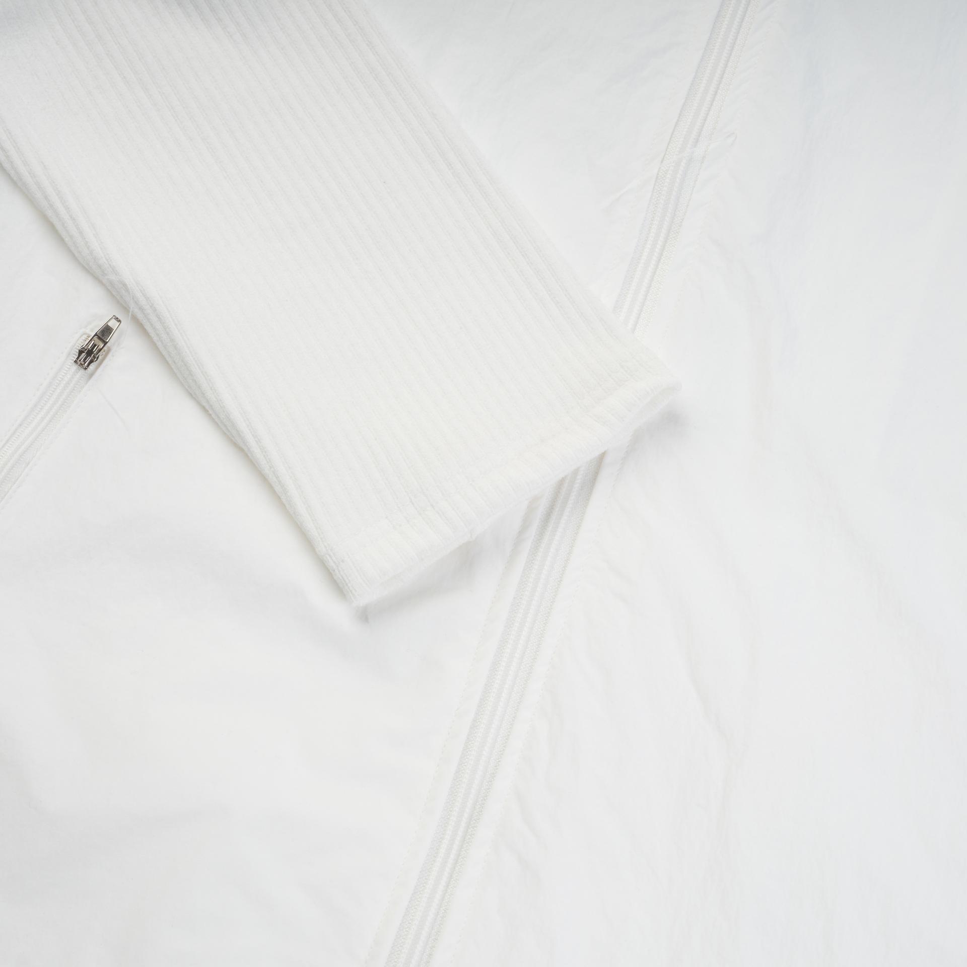 nylon knit zip-up