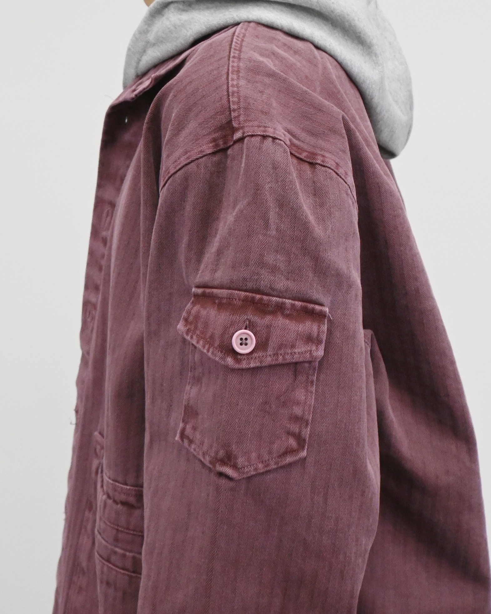 pigment herringbone field jacket