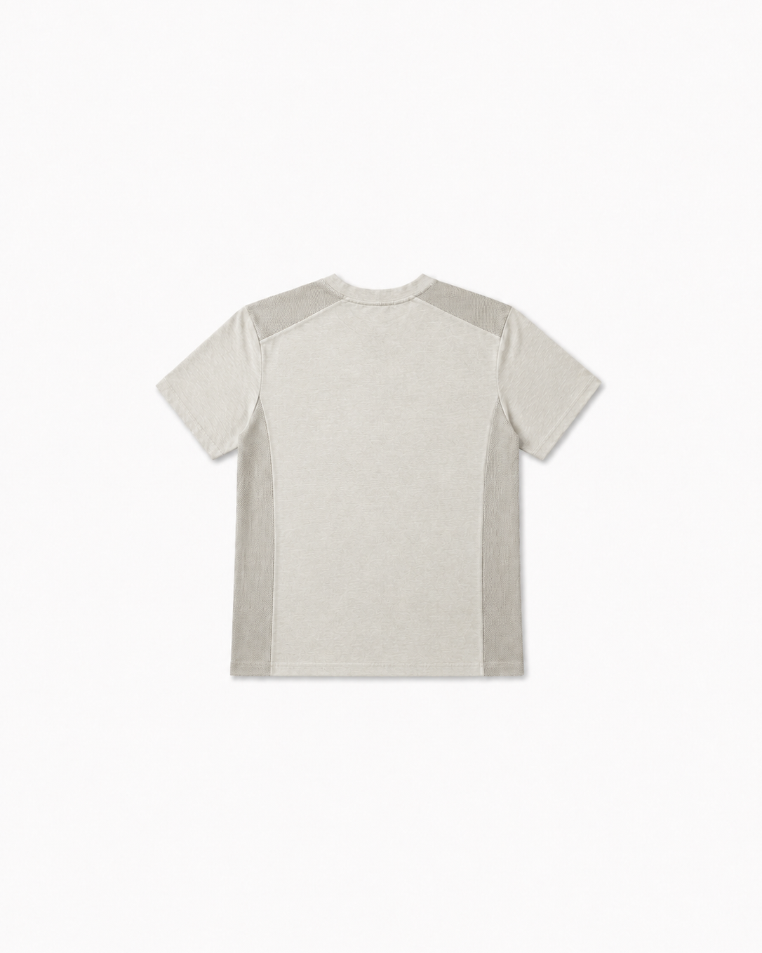 waffle panel pigment half t-shirt