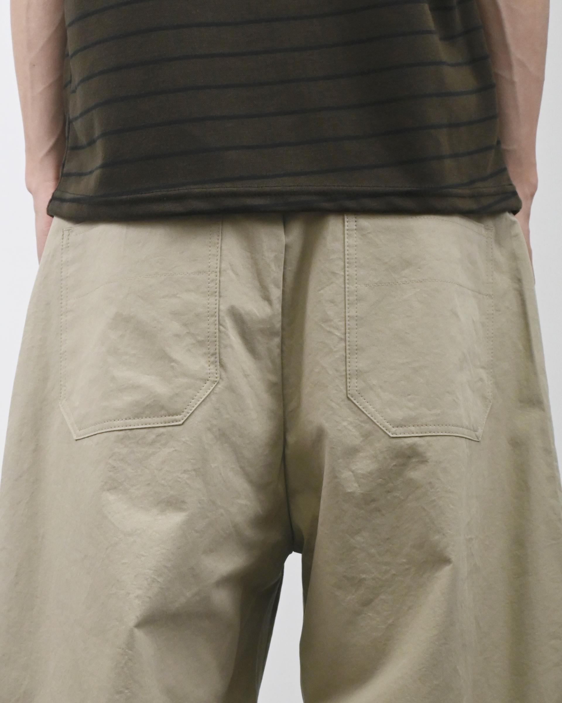 dear curved cotton pants