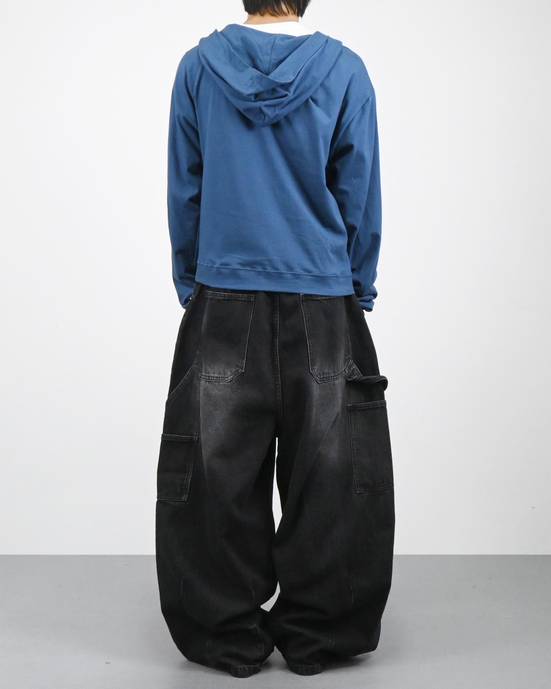 rudy crop hoodie zip-up