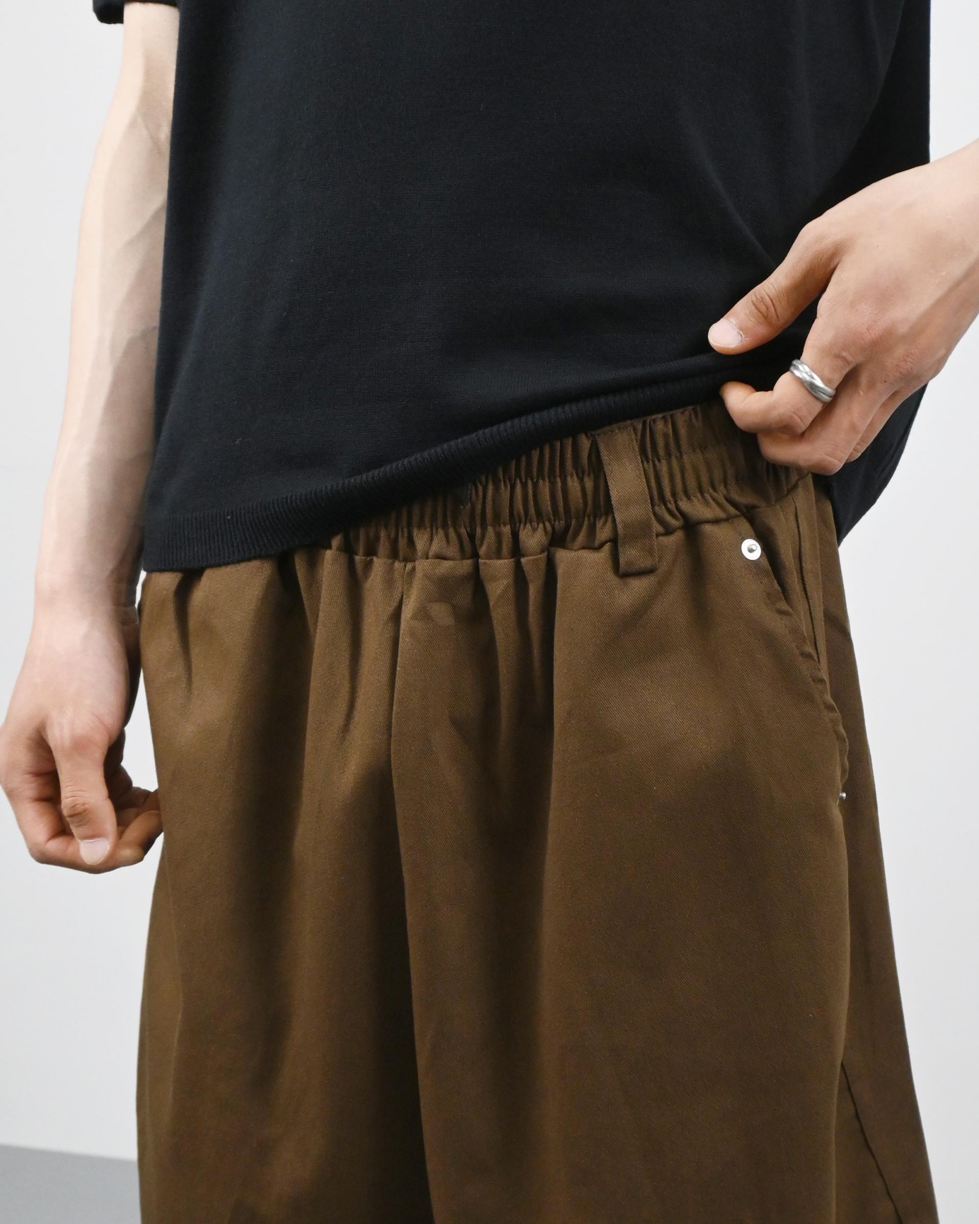 archive curved bermuda cotton pants