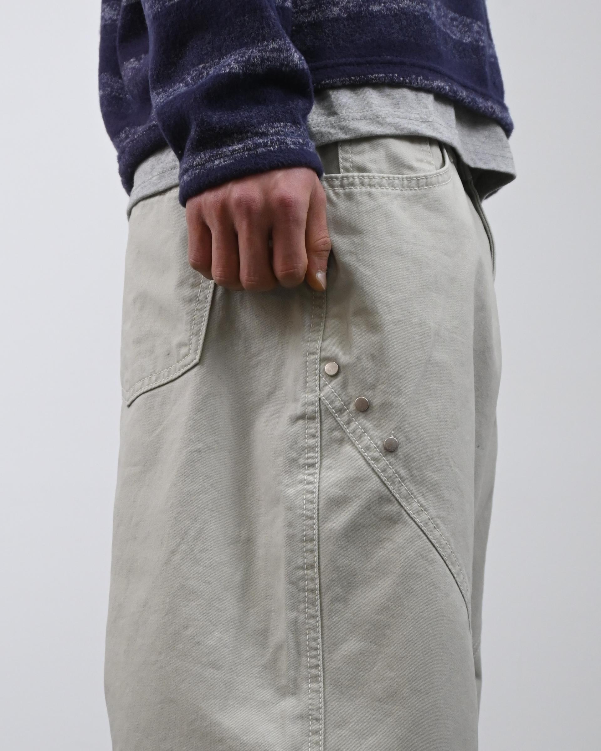 bio cotton rivet pants