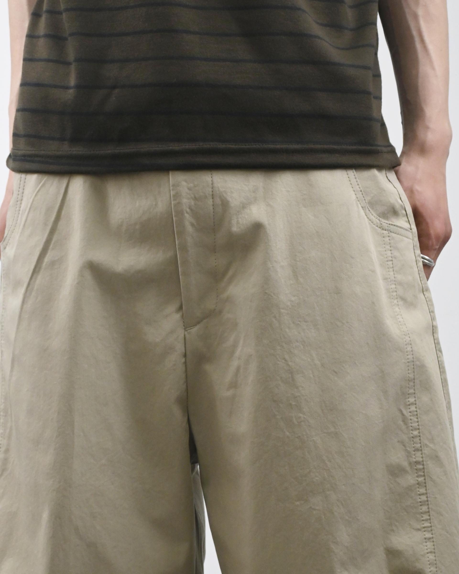 dear curved cotton pants