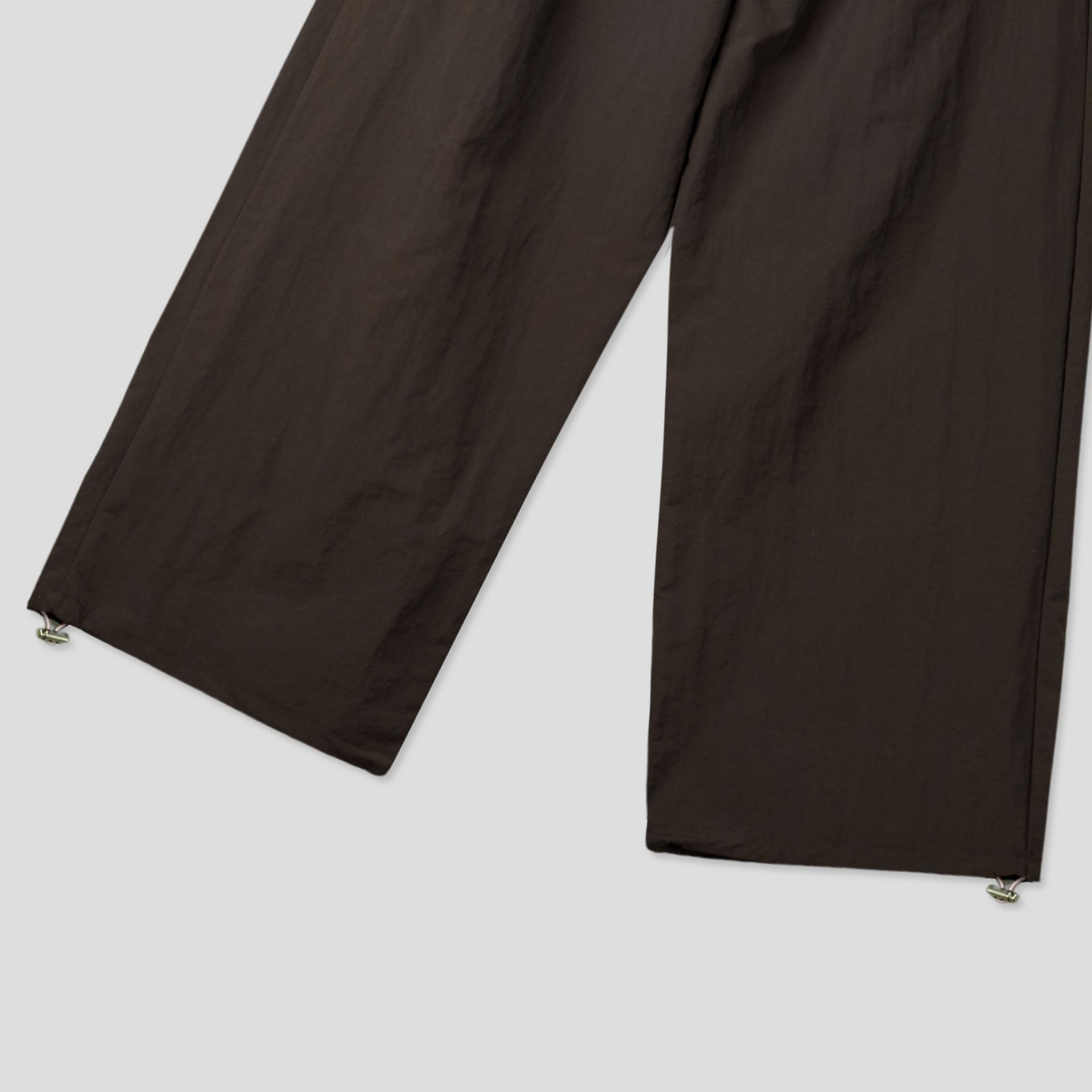rope curved nylon pants