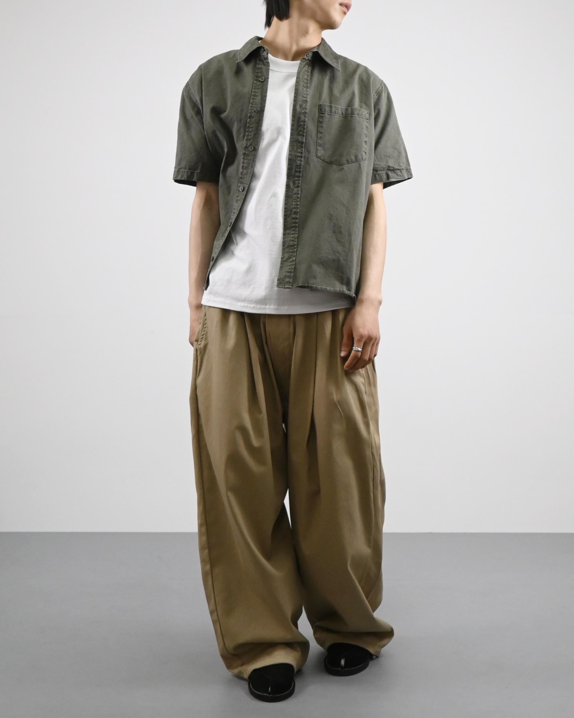 crop ding cotton half shirt