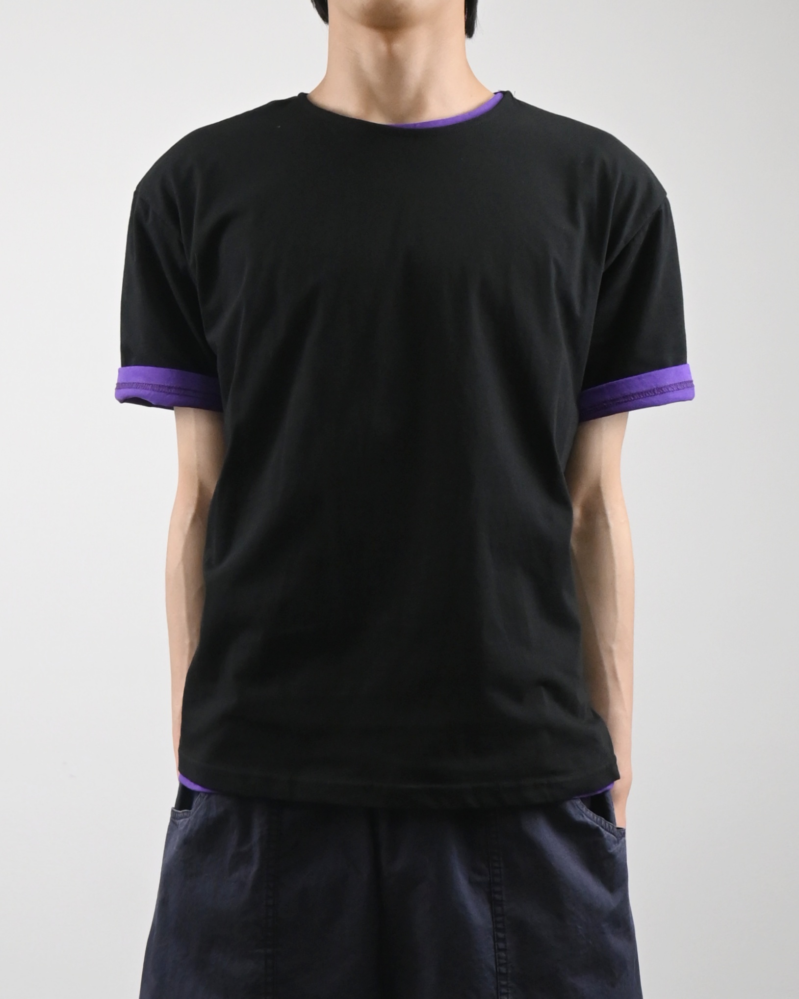 fruits u-neck half t-shirt