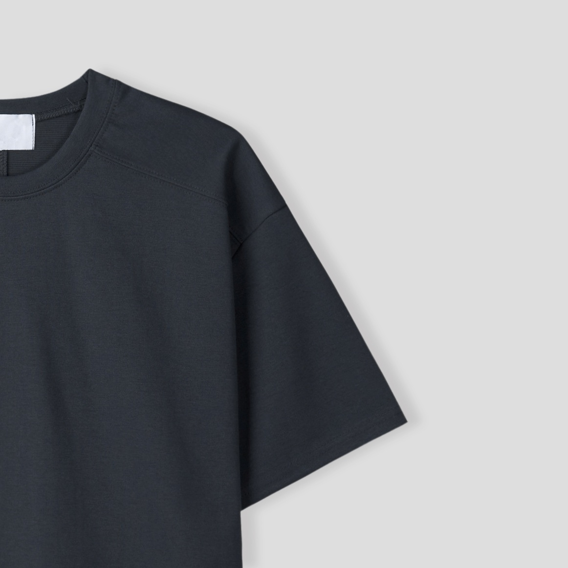 front shoulder line half t-shirt
