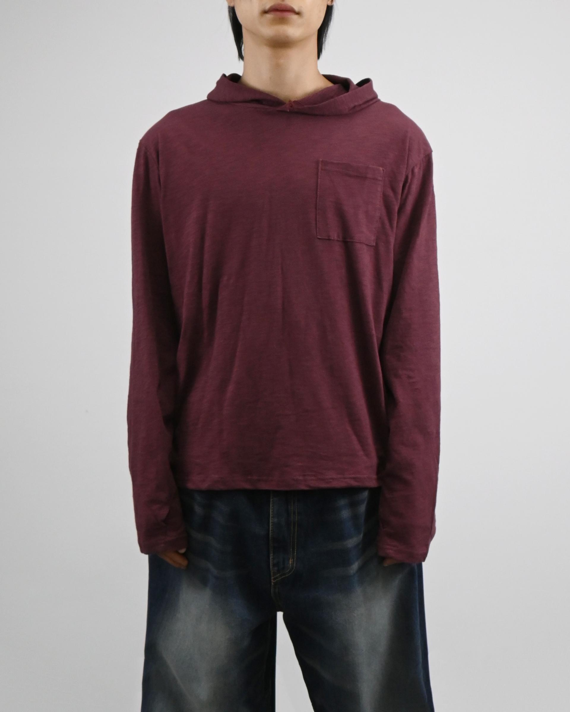 slub pocket warmer hoodie