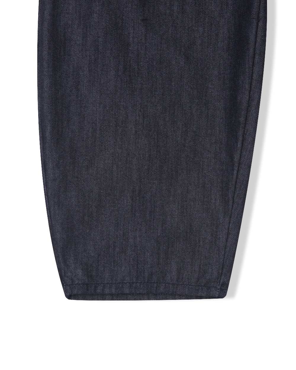 check pocket raw denim pants