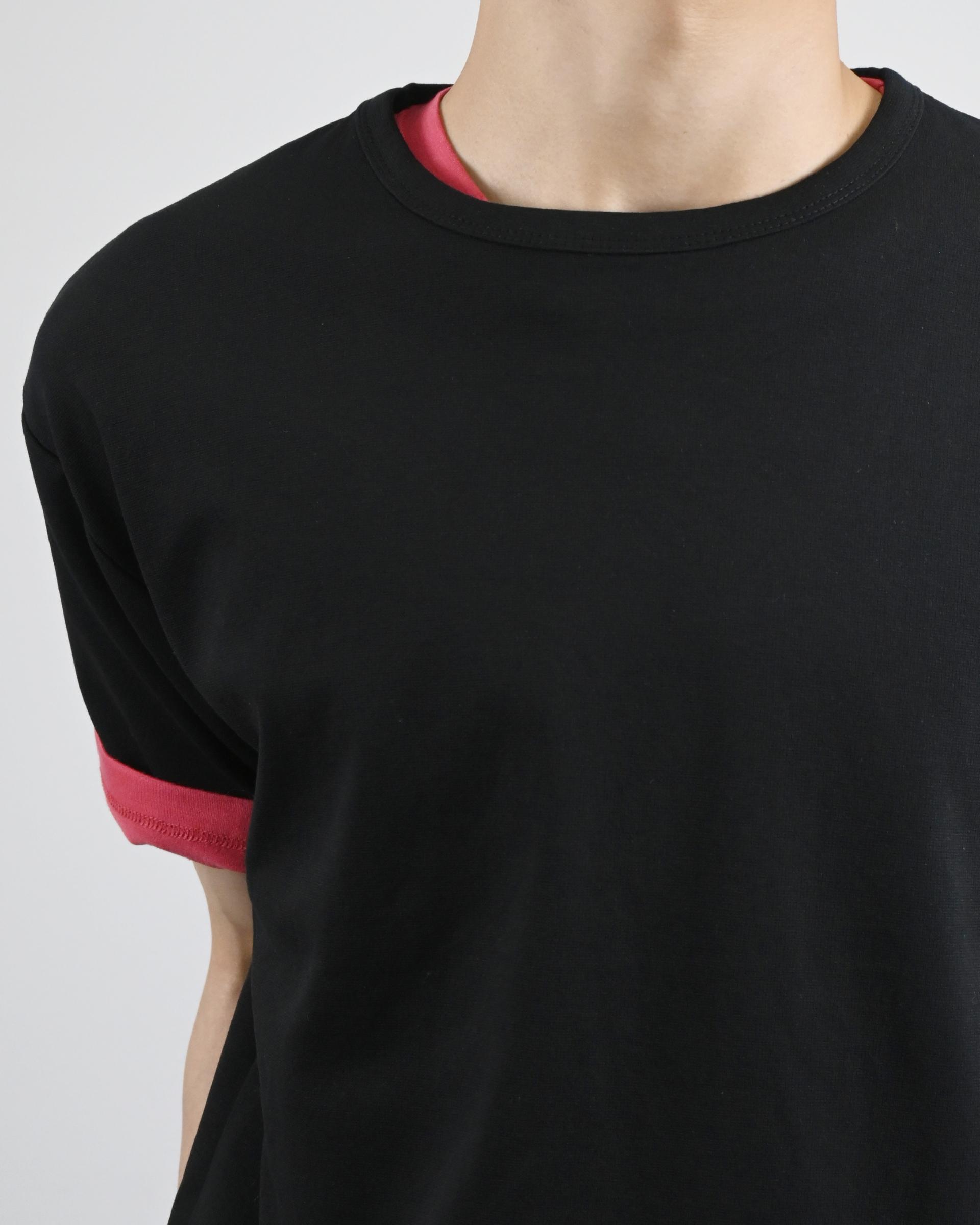under snap half-t-shirt