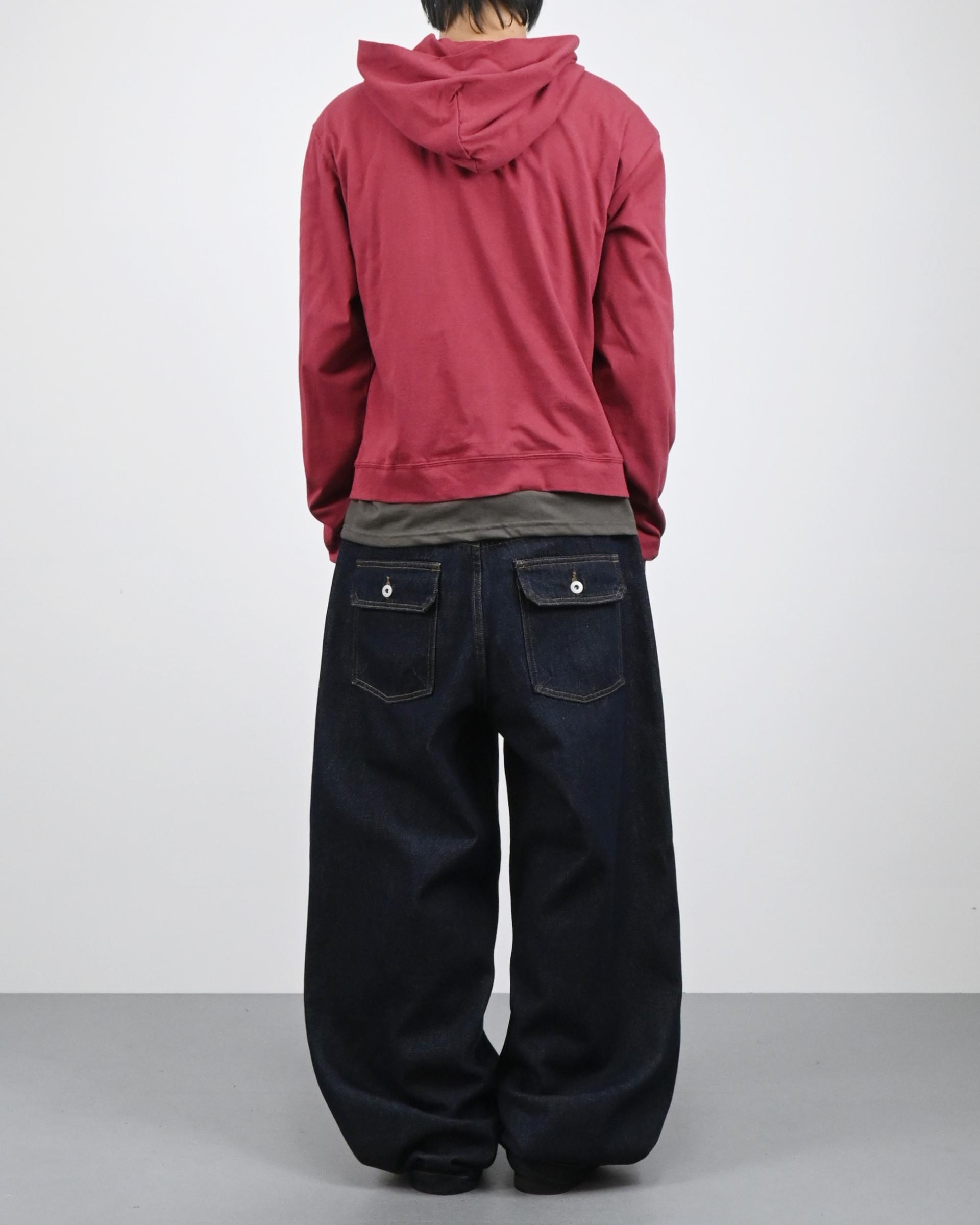 rudy crop hoodie zip-up