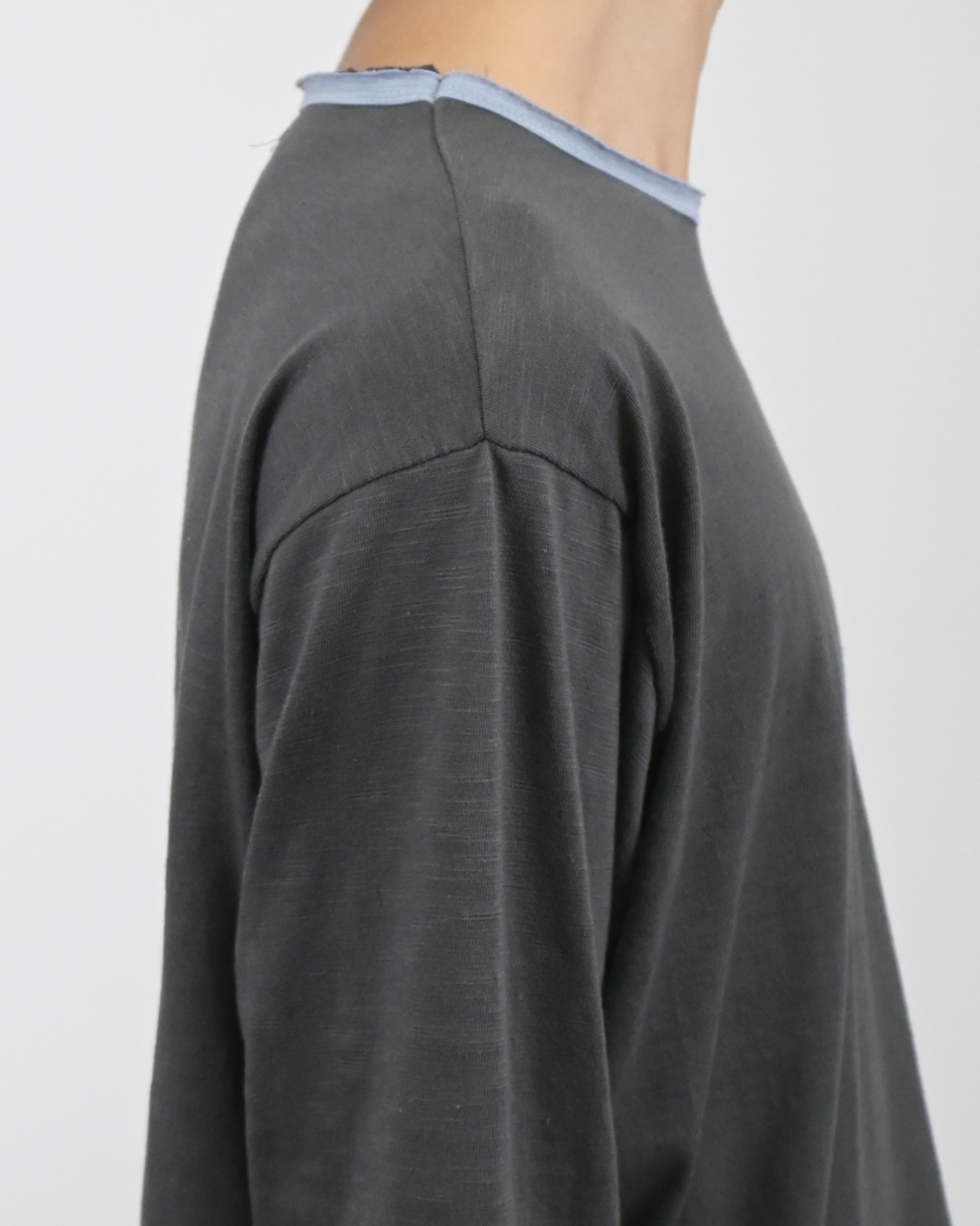 damage slub ringer t-shirt