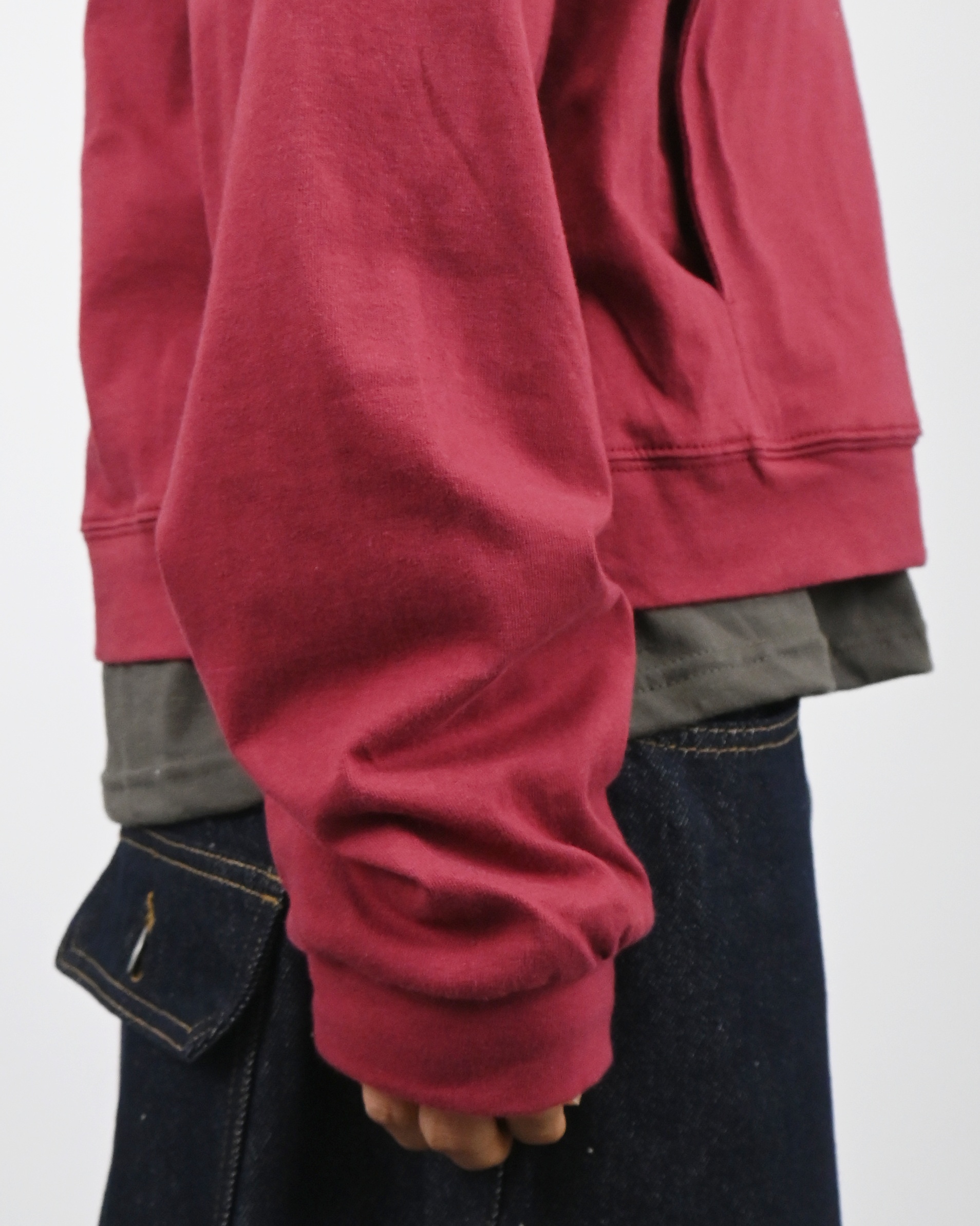 rudy crop hoodie zip-up