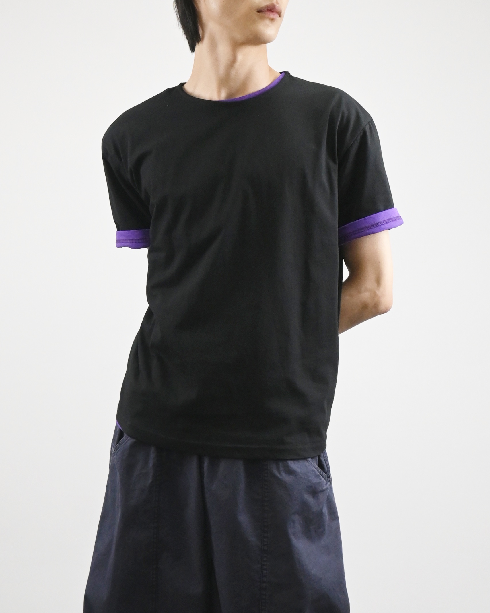 fruits u-neck half t-shirt