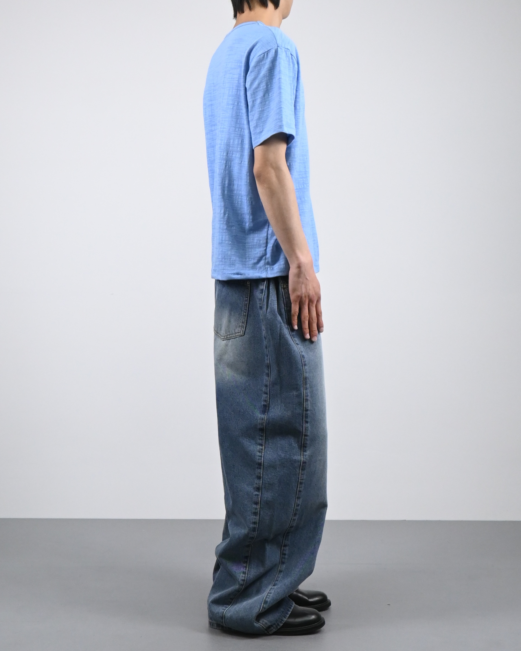 slub vintage half t-shirt