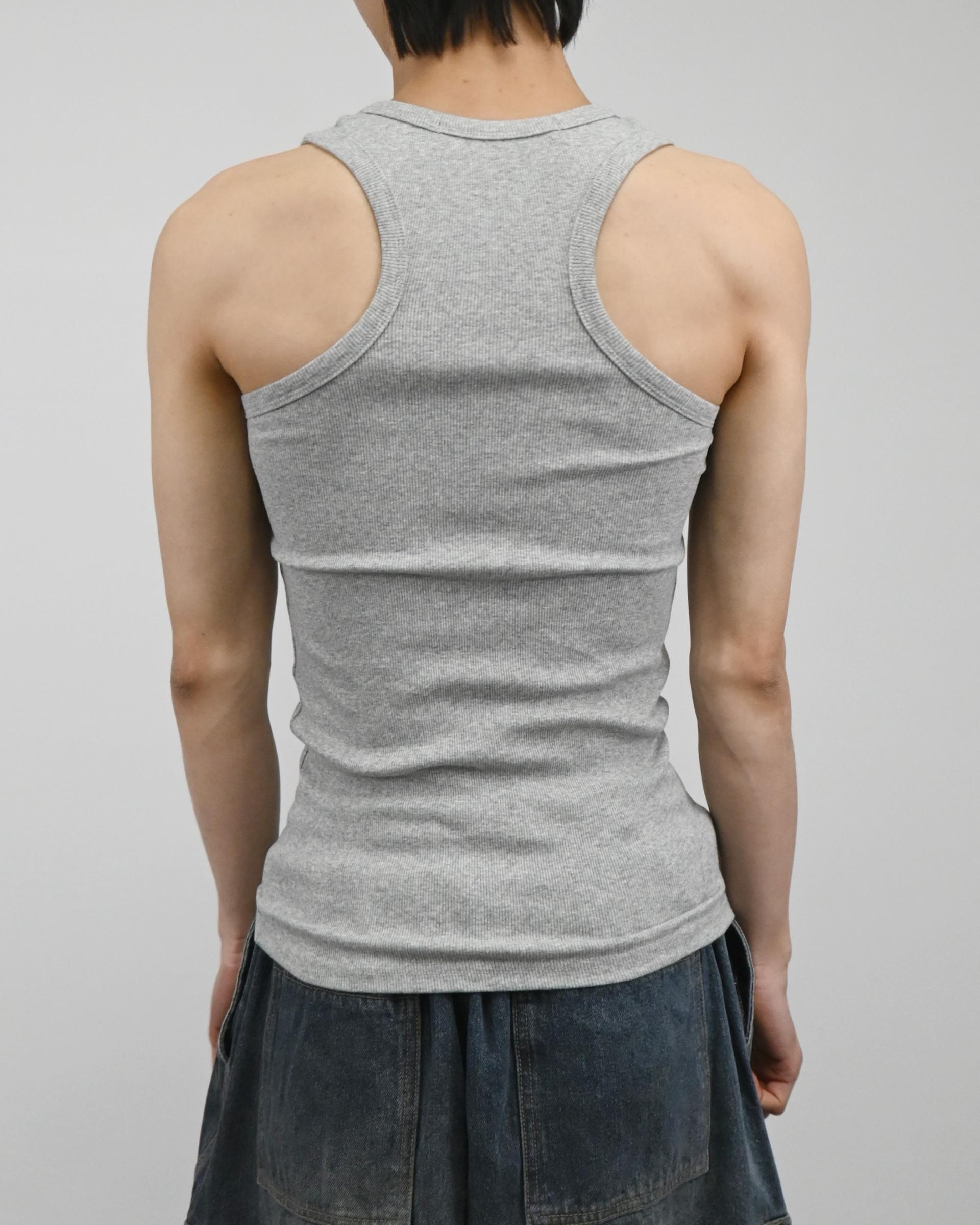 stretchable ribbed vest