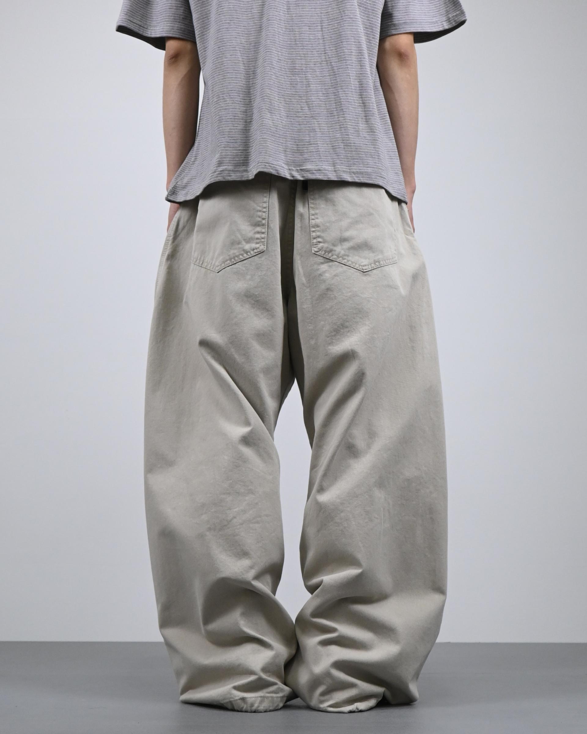 volumetric balloon cotton pants