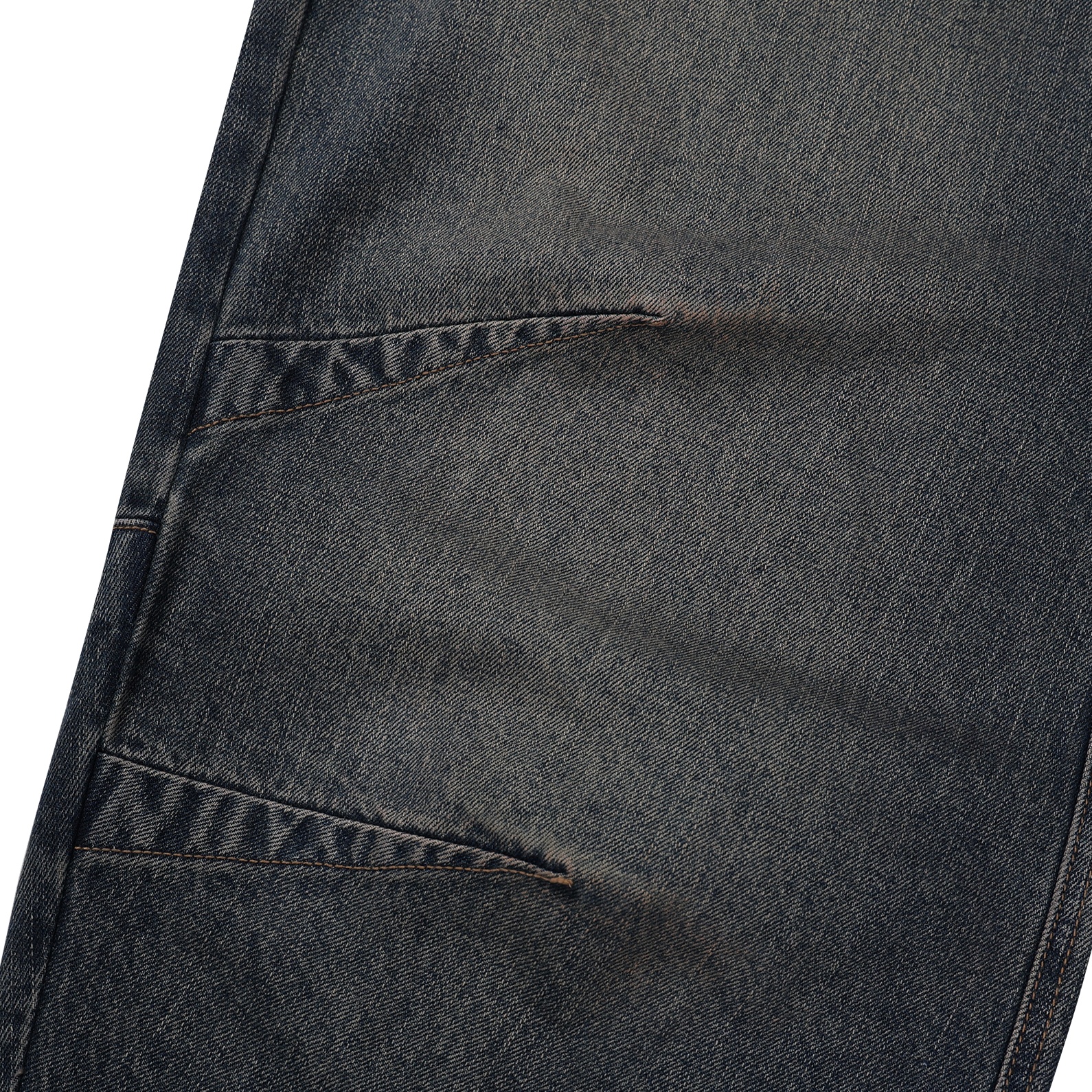 dart balloon denim pants (tin blue)