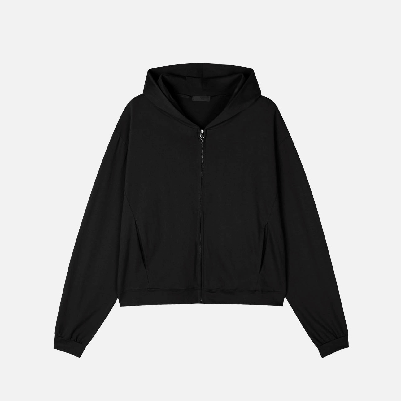 rudy crop hoodie zip-up