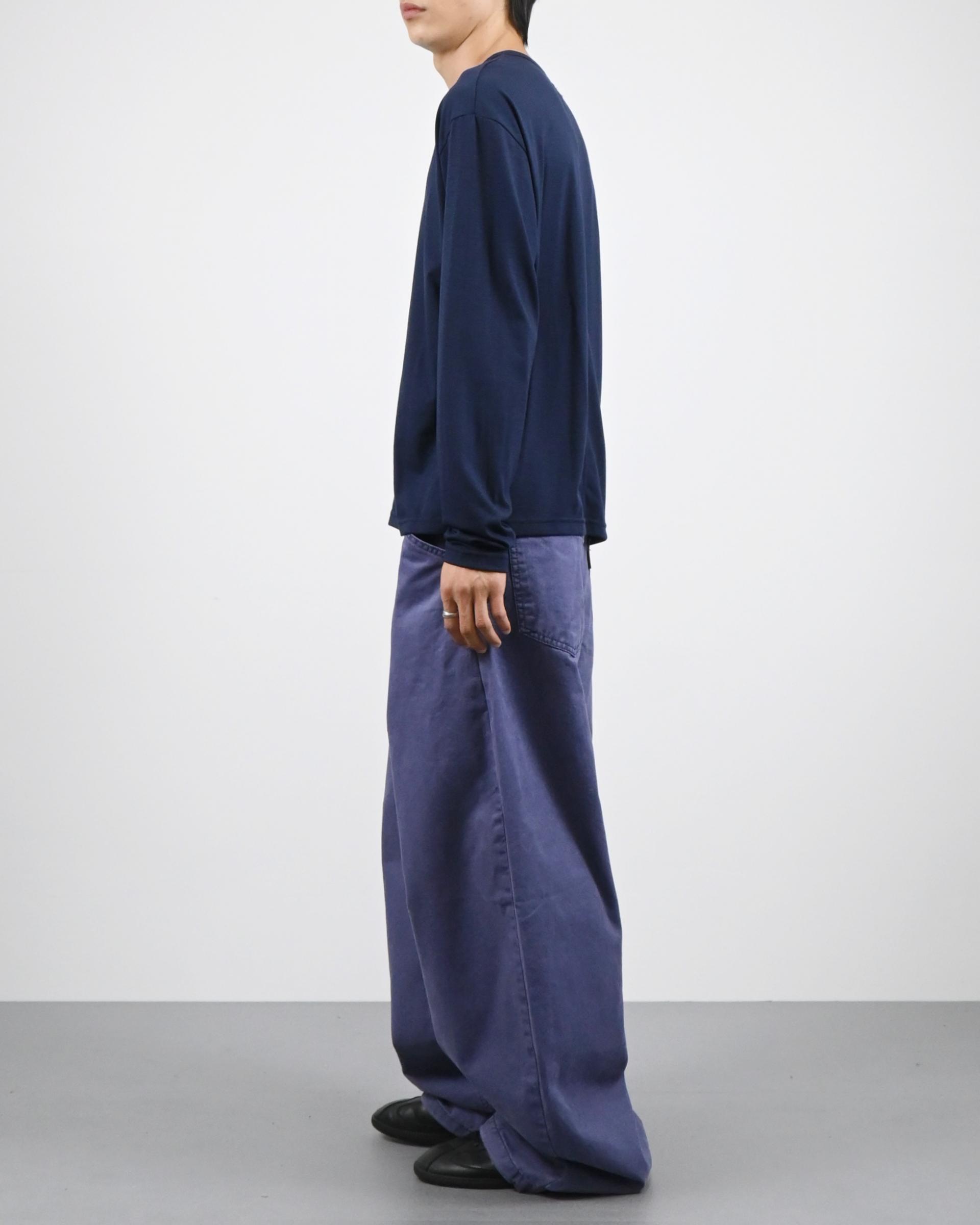 back slit henley neck t-shirts