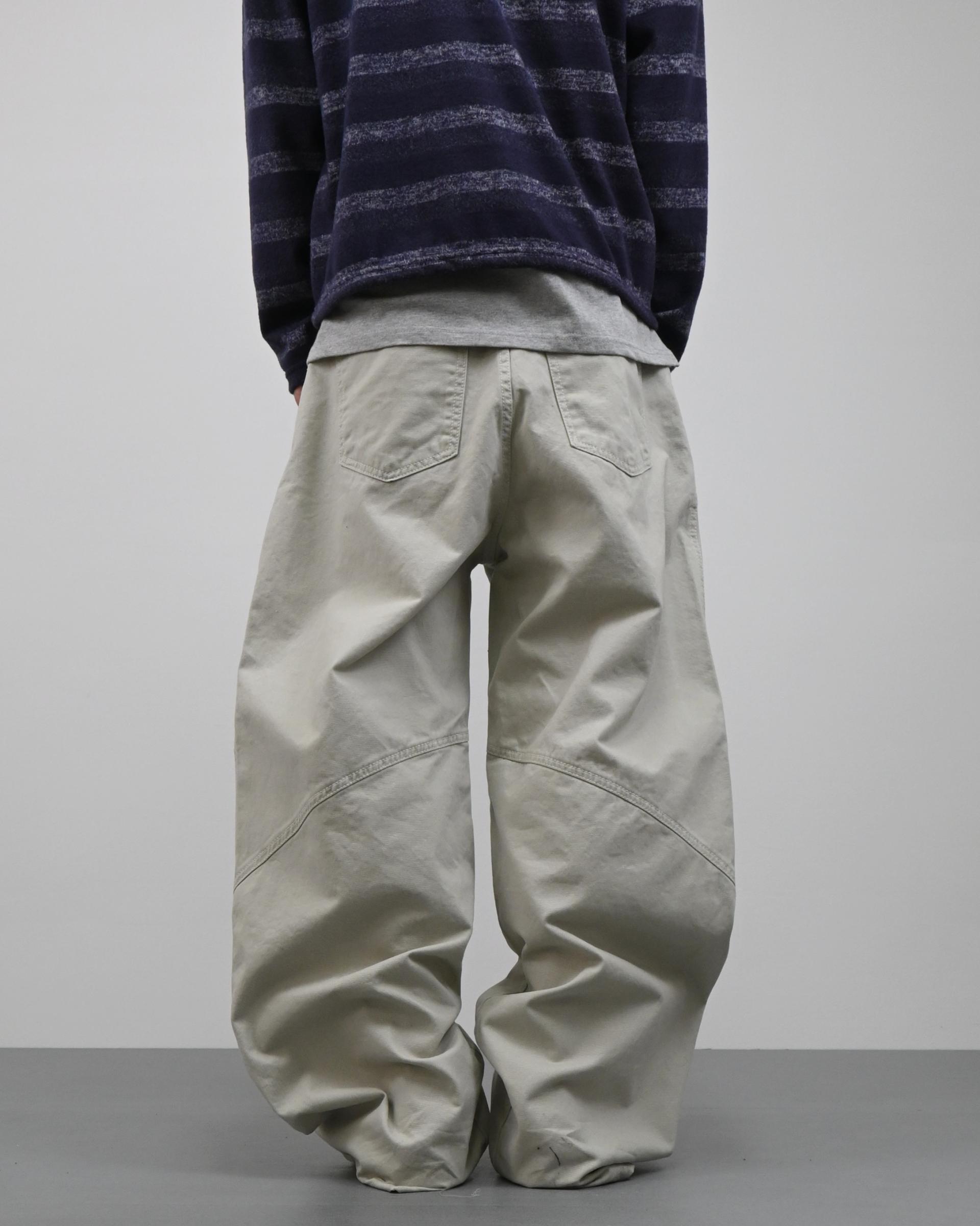 bio cotton rivet pants