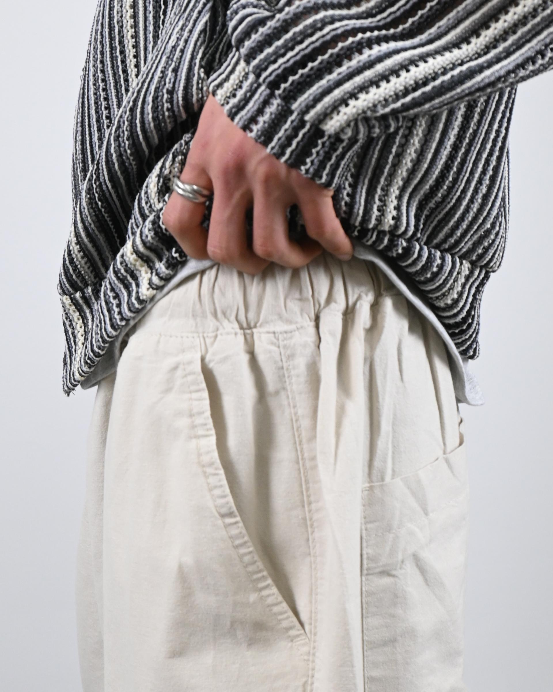 stopper linen bermuda cargo pants