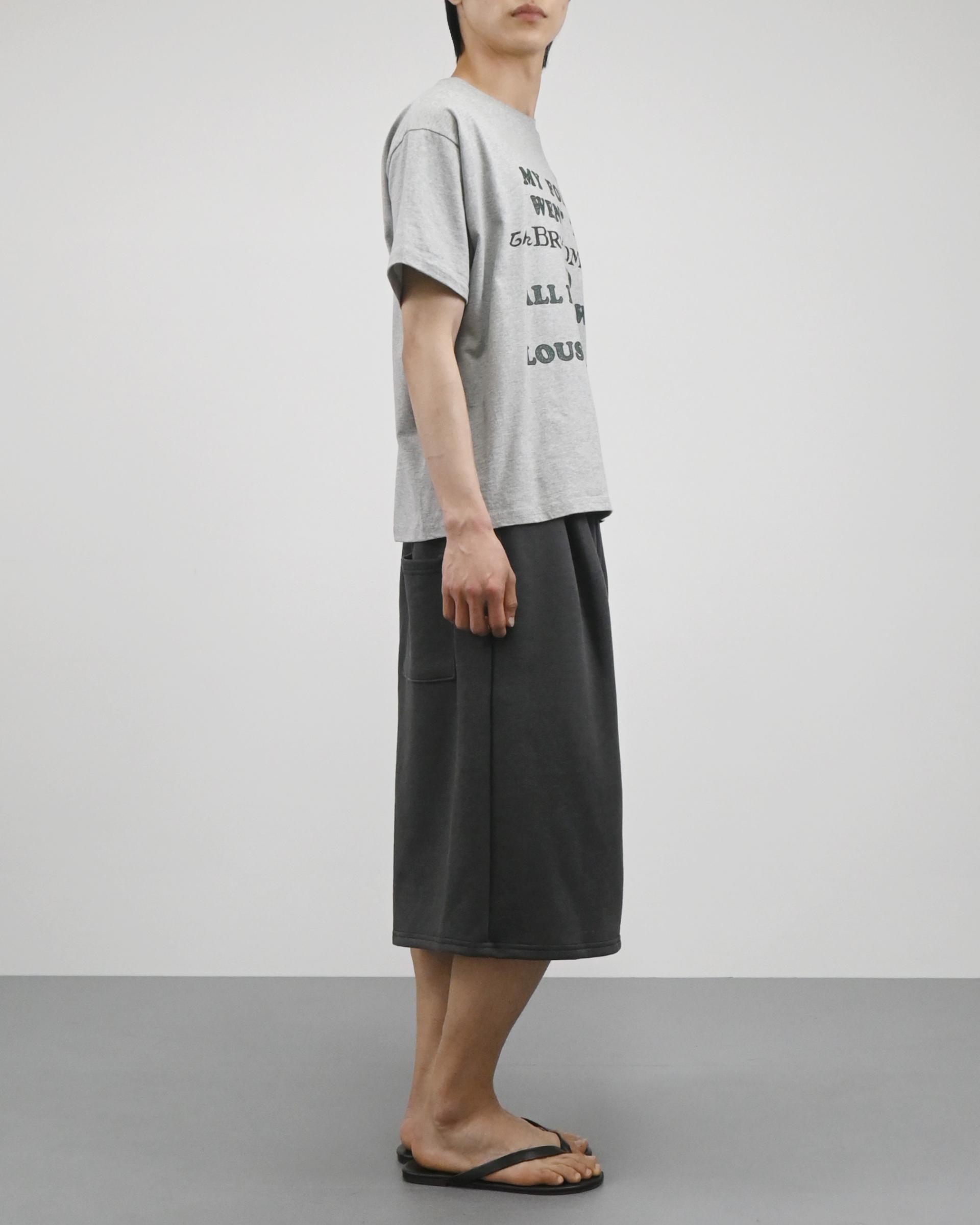 luge lettering half t-shirt