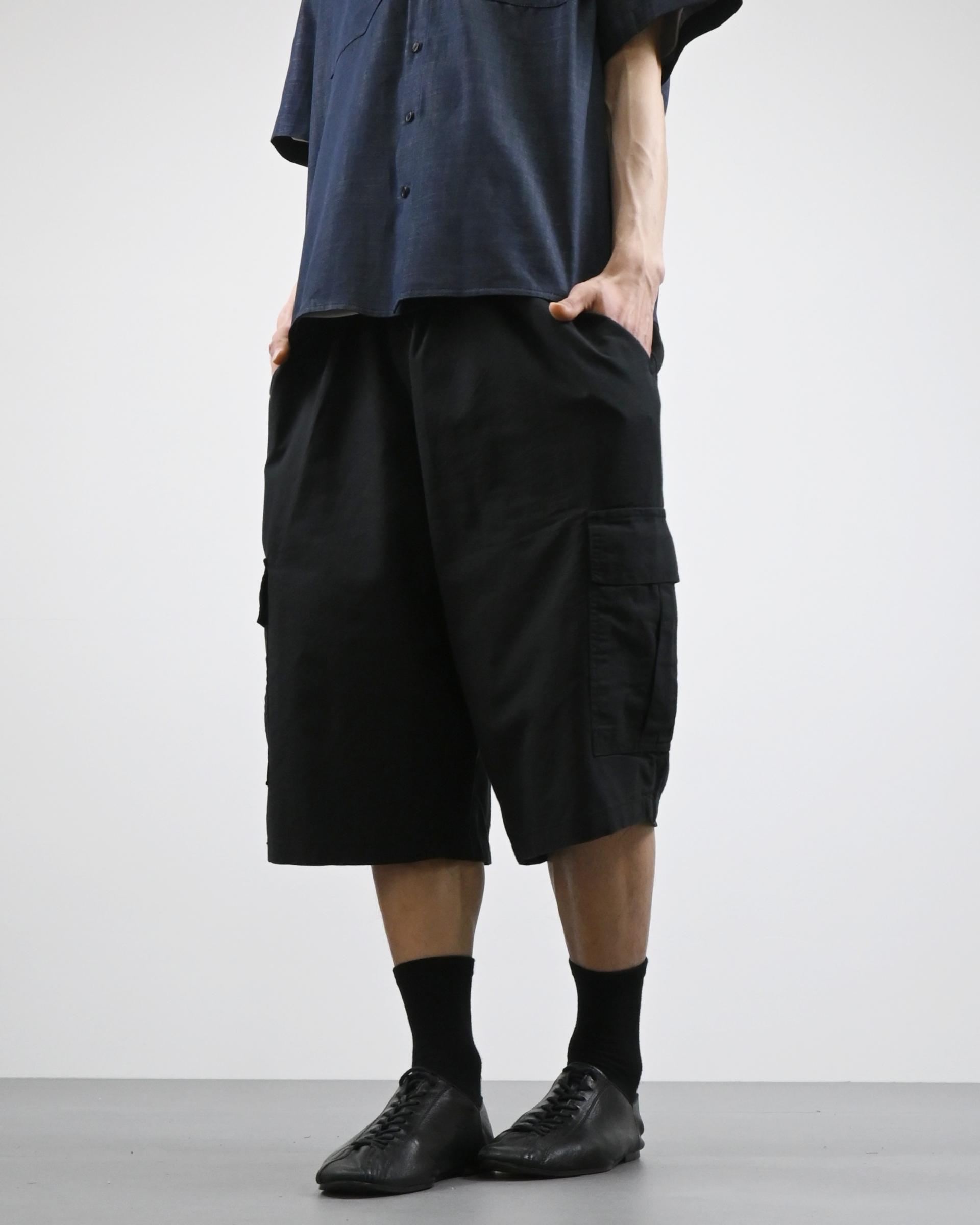 stopper linen bermuda cargo pants