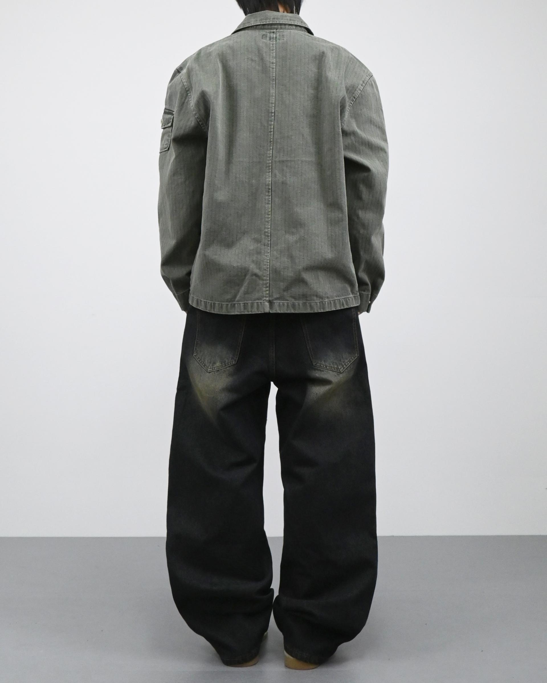 pigment herringbone field jacket