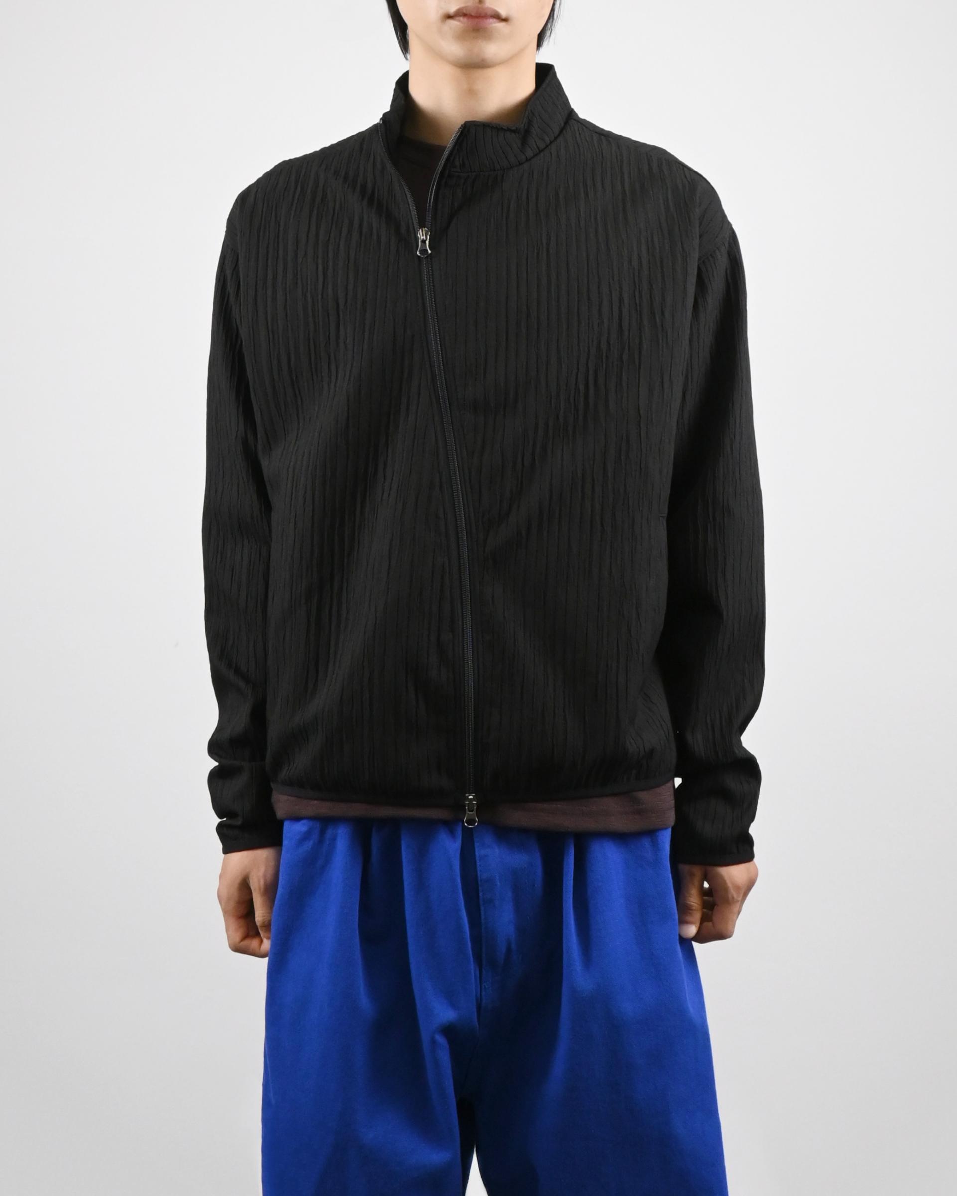 compose pleats diagonal zip-up