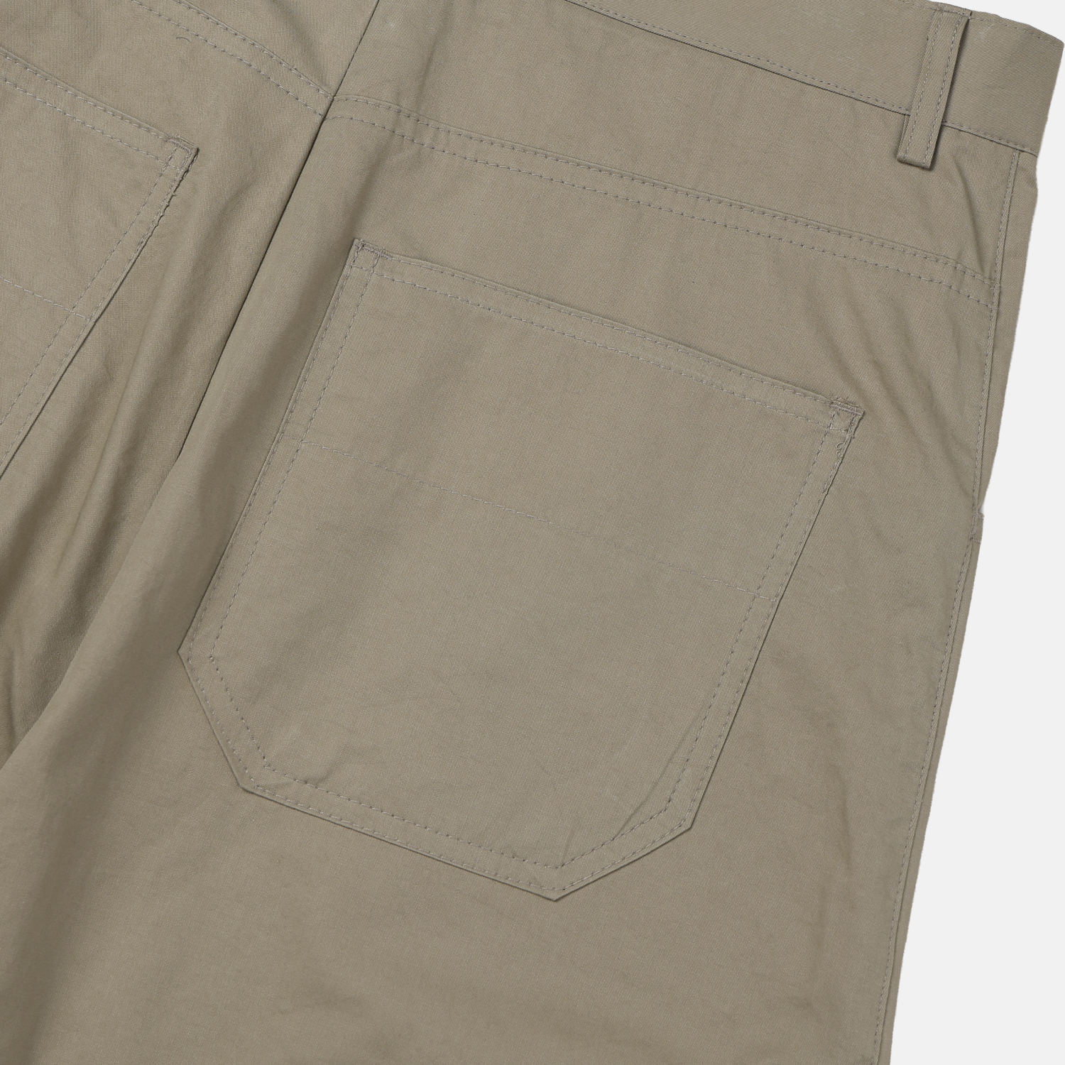 dear curved cotton pants