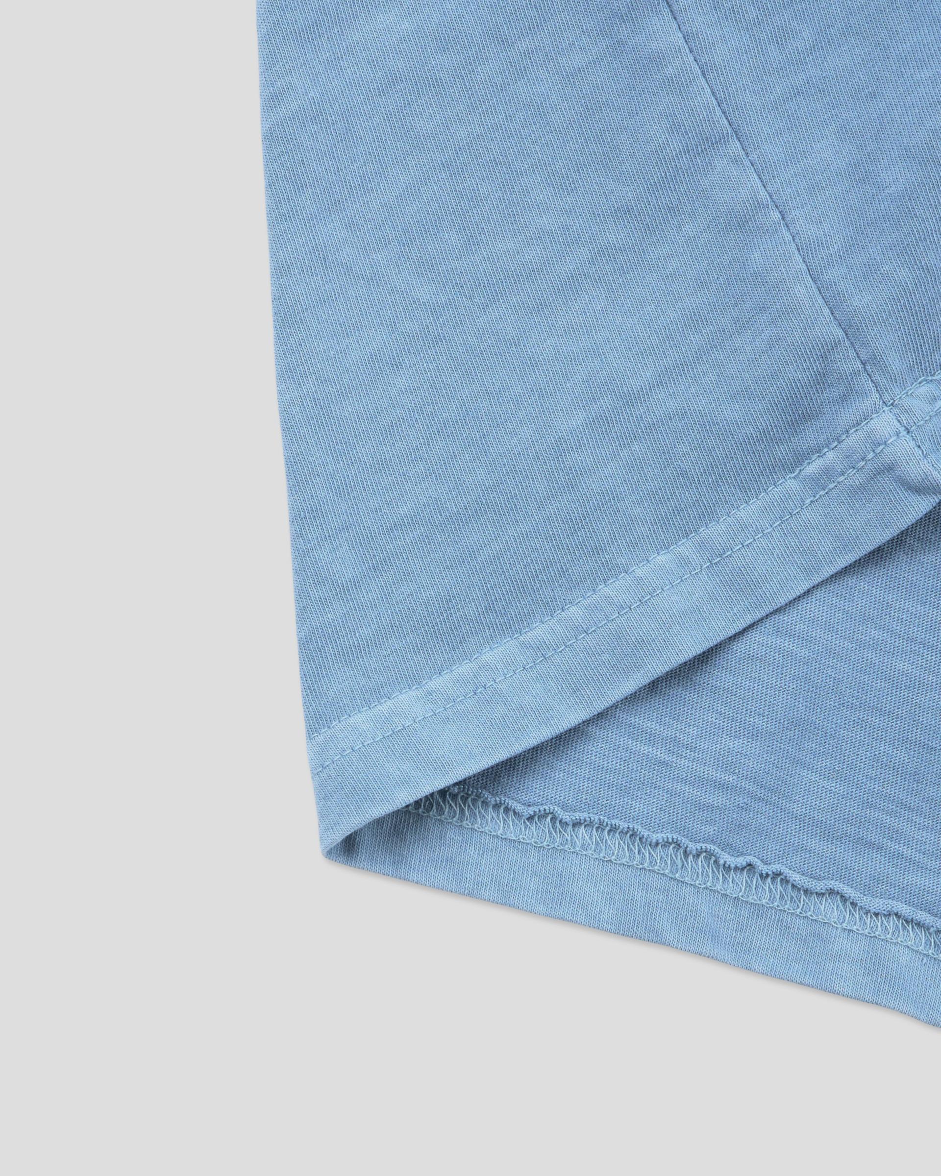 dying henley neck half t-shirt