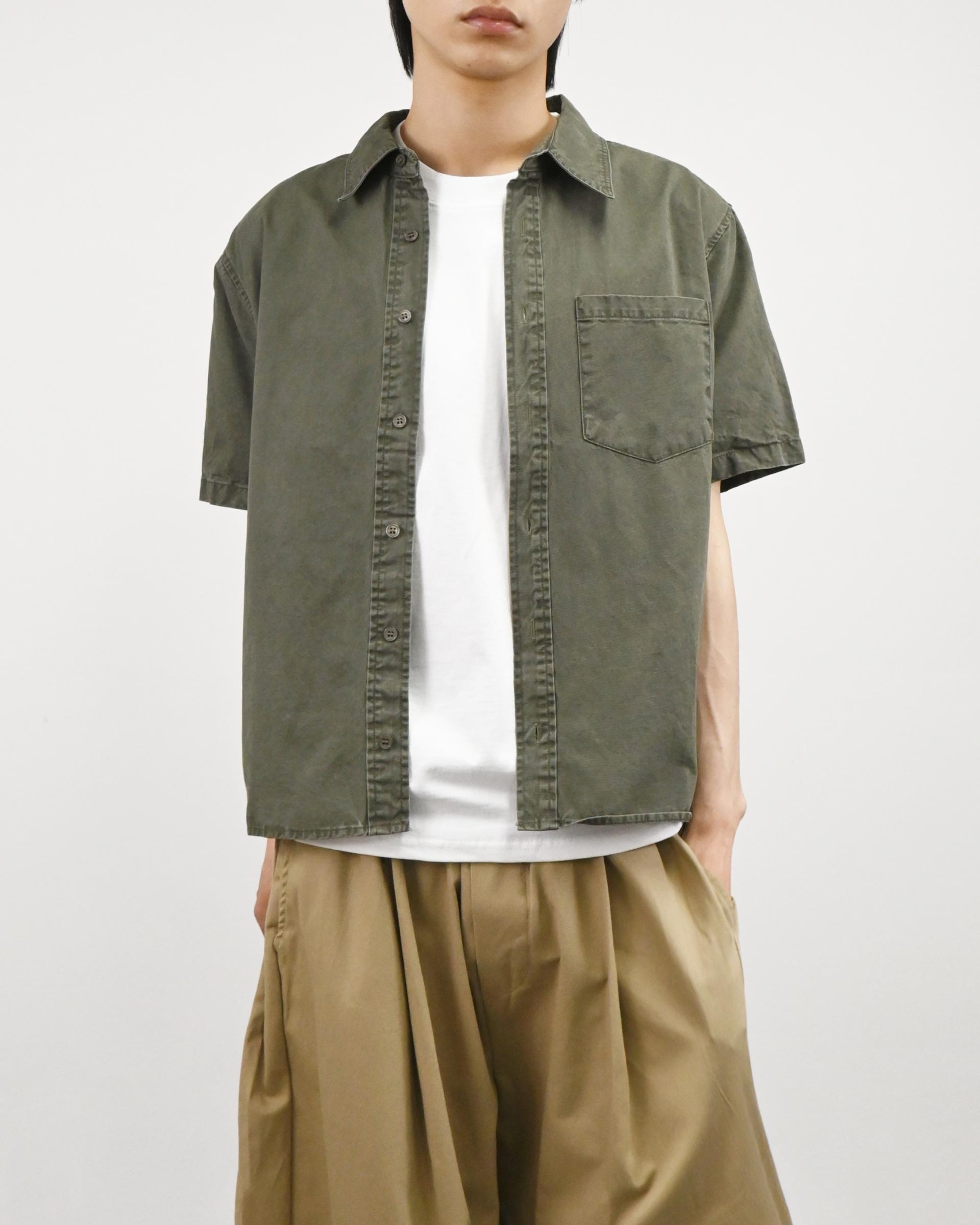 crop ding cotton half shirt