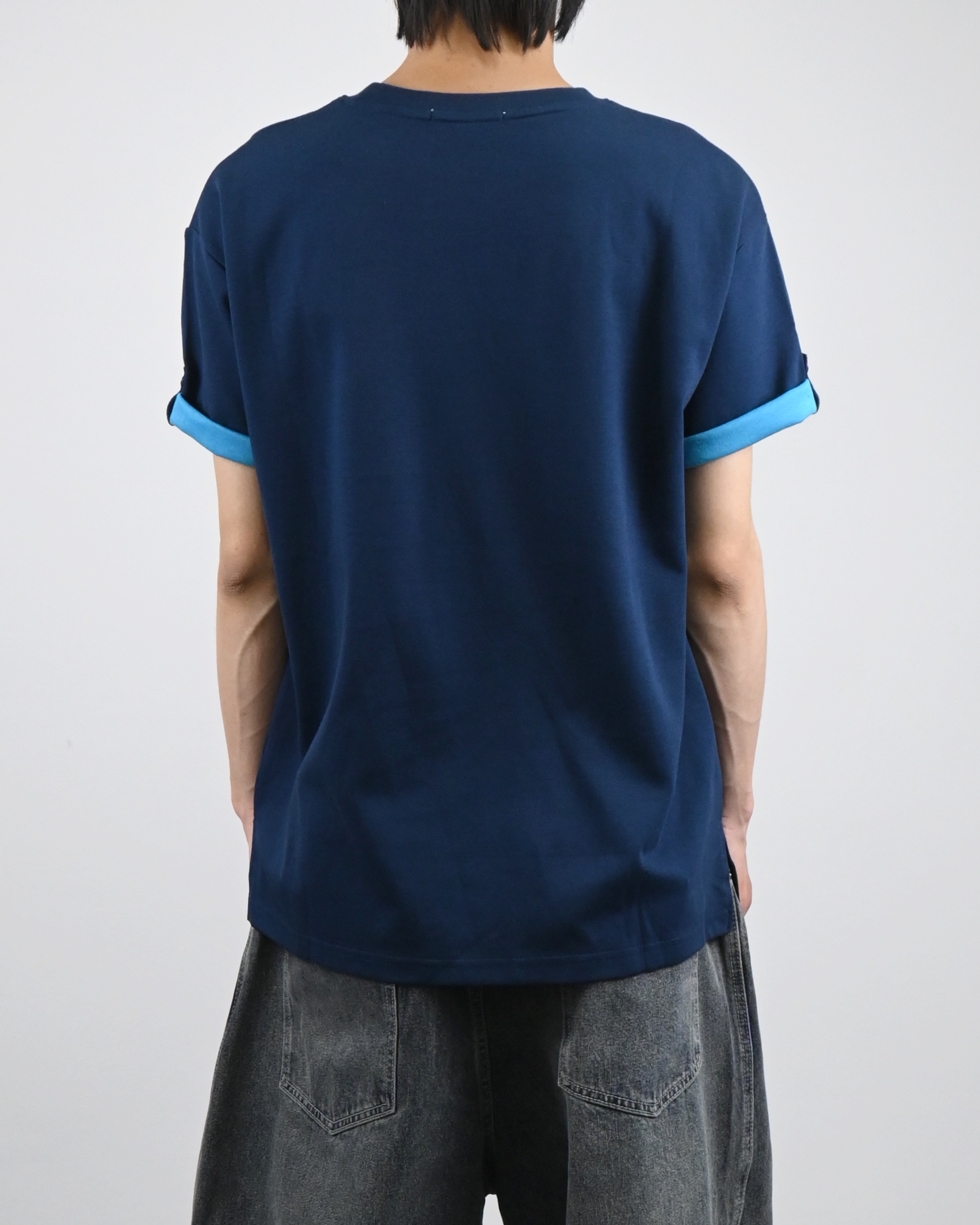 coloring roll-up half t-shirt