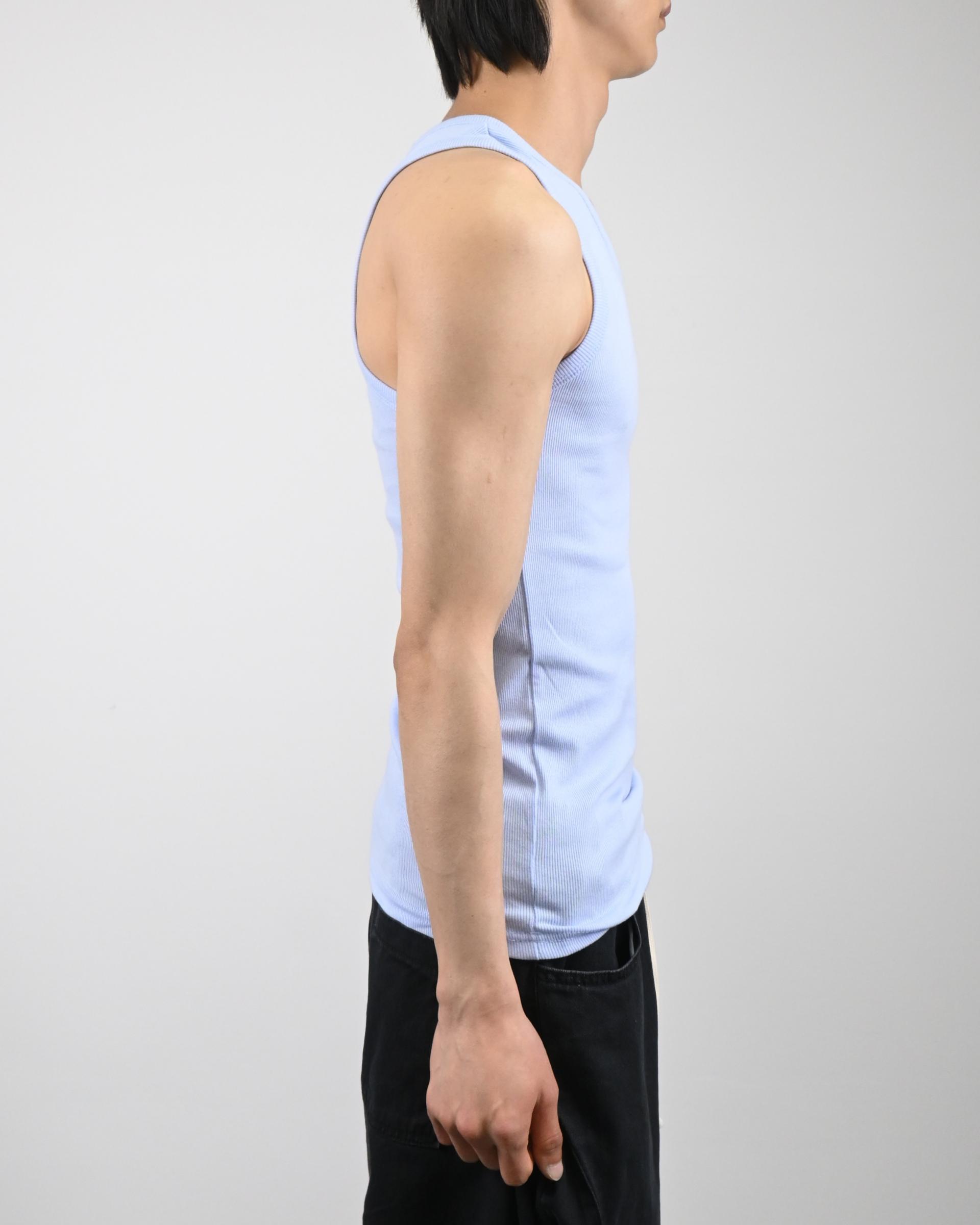 stretchable ribbed vest