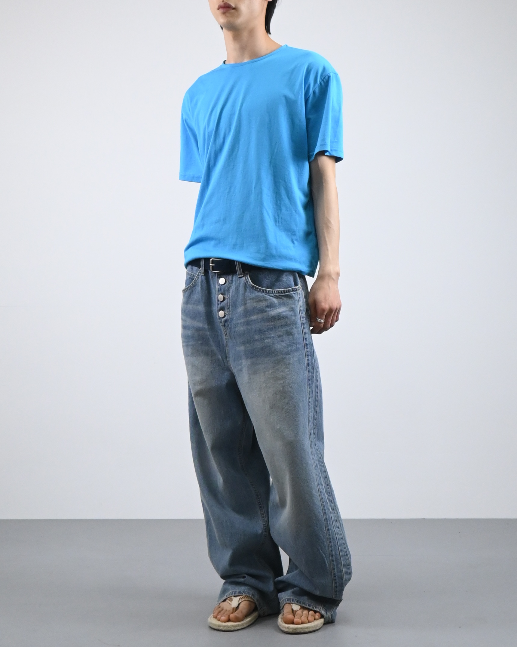 fruits u-neck half t-shirt