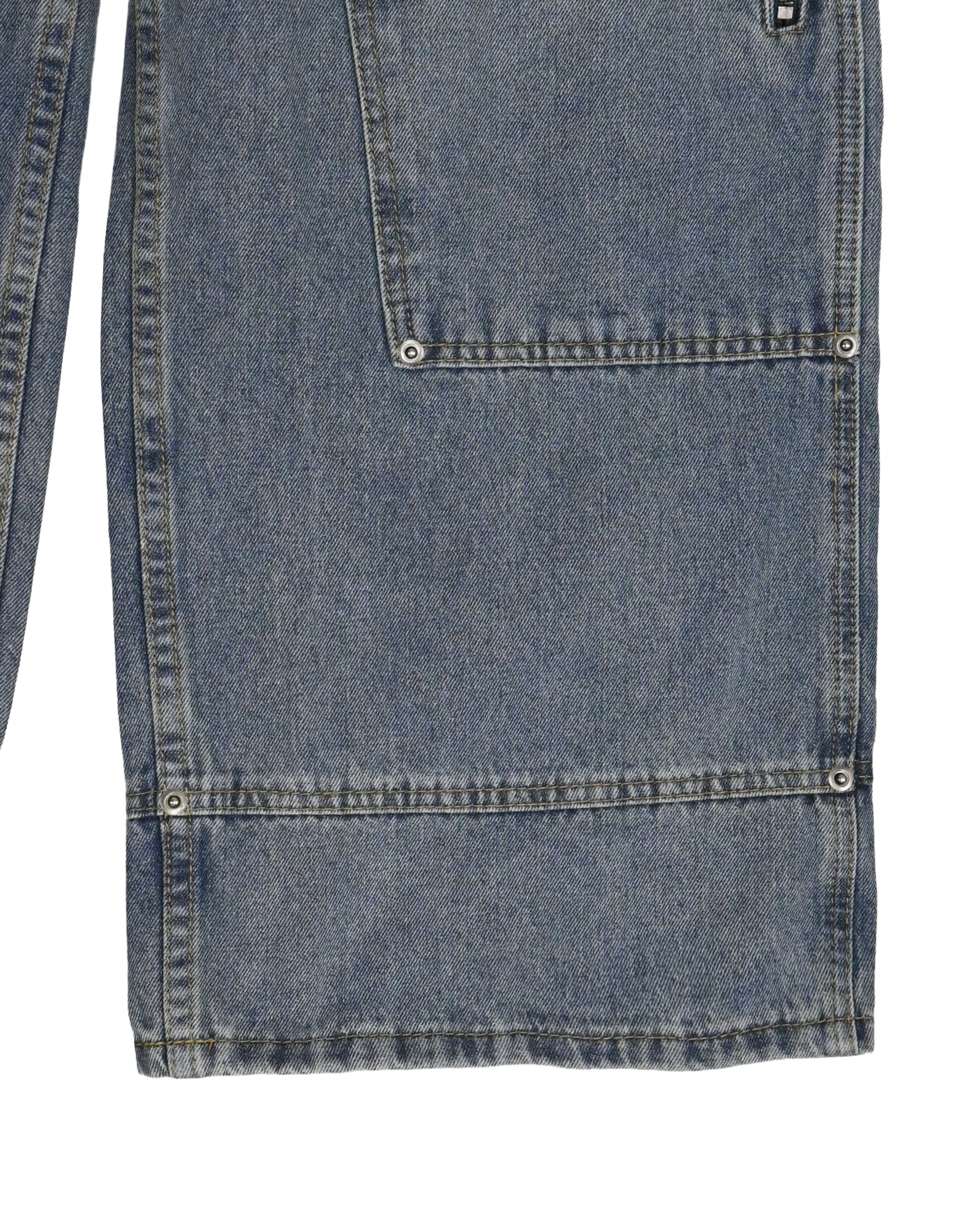 zipper carpenter denim pants