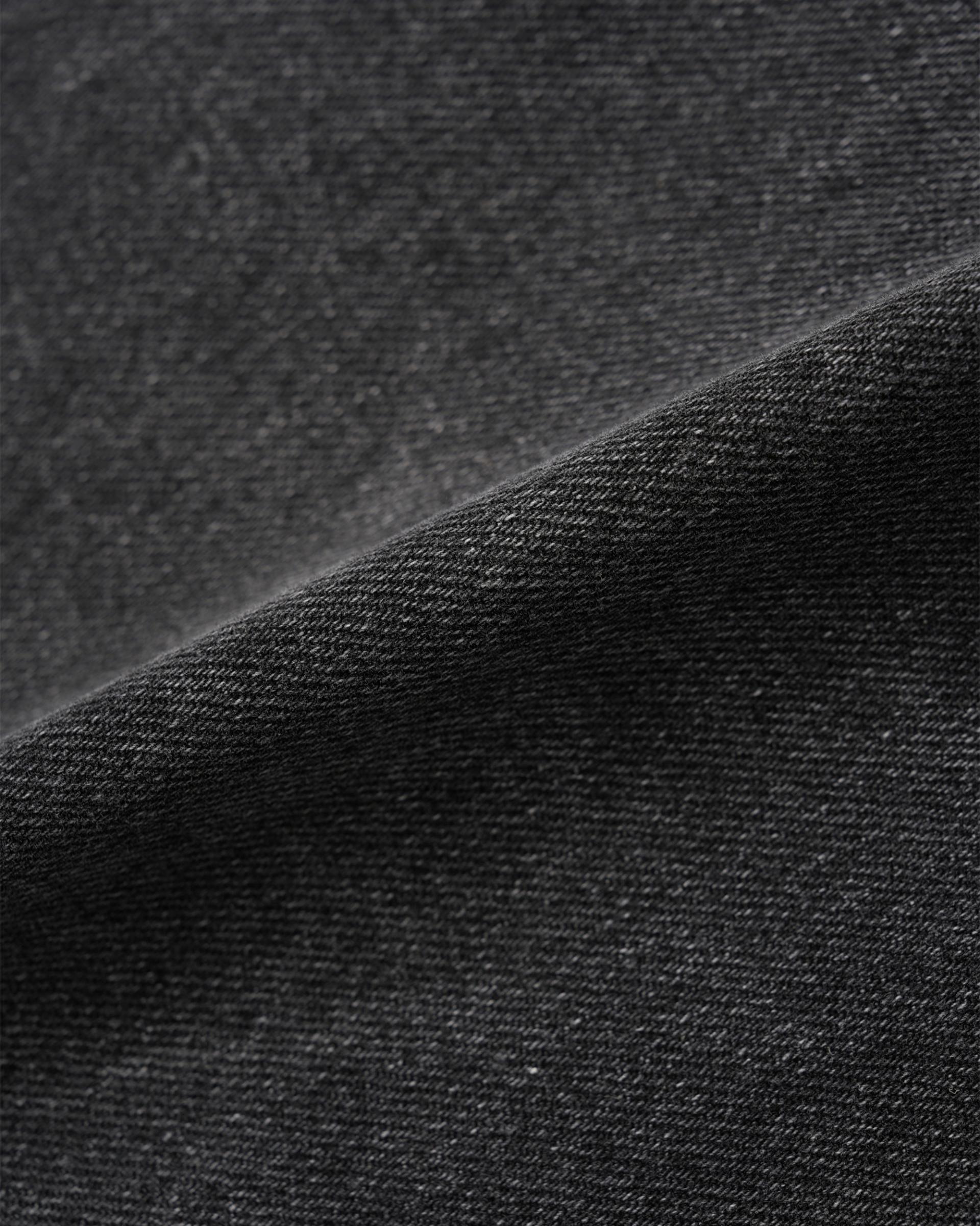 charcoal side line bermuda denim pants