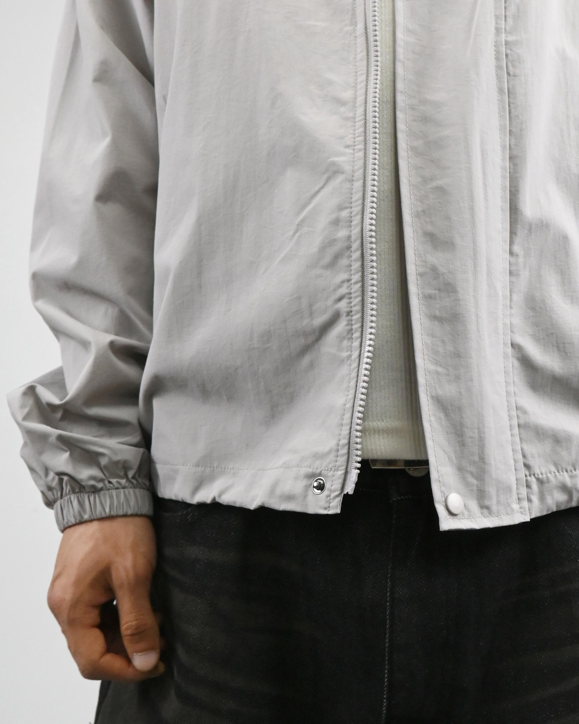 high neck windbreaker