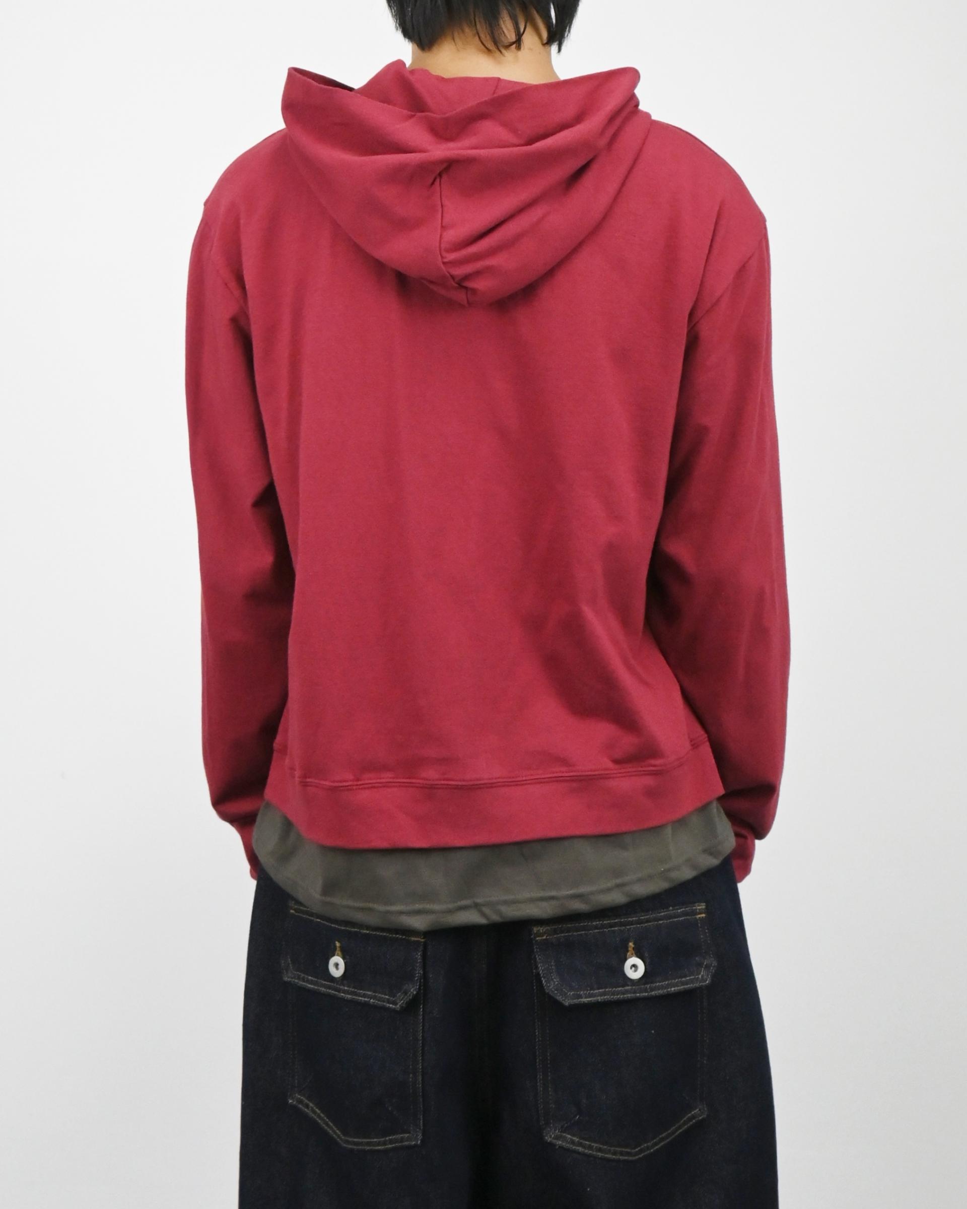 rudy crop hoodie zip-up