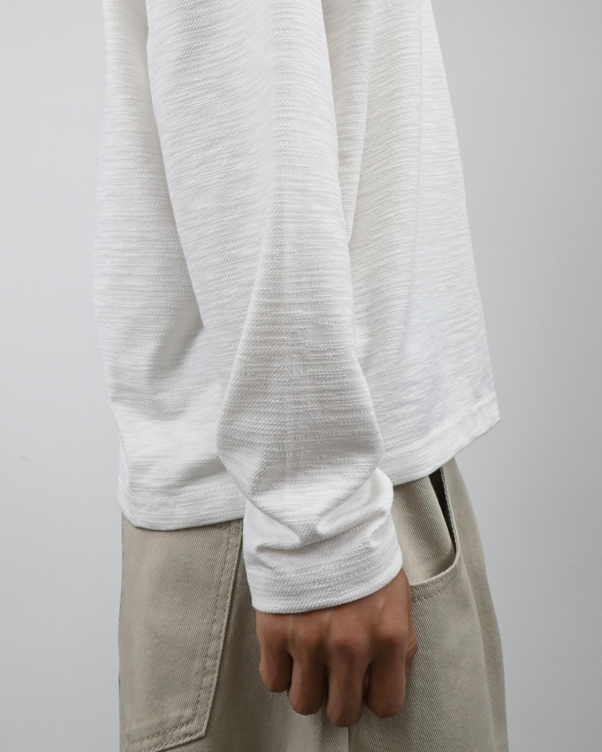 slub raglan henley neck