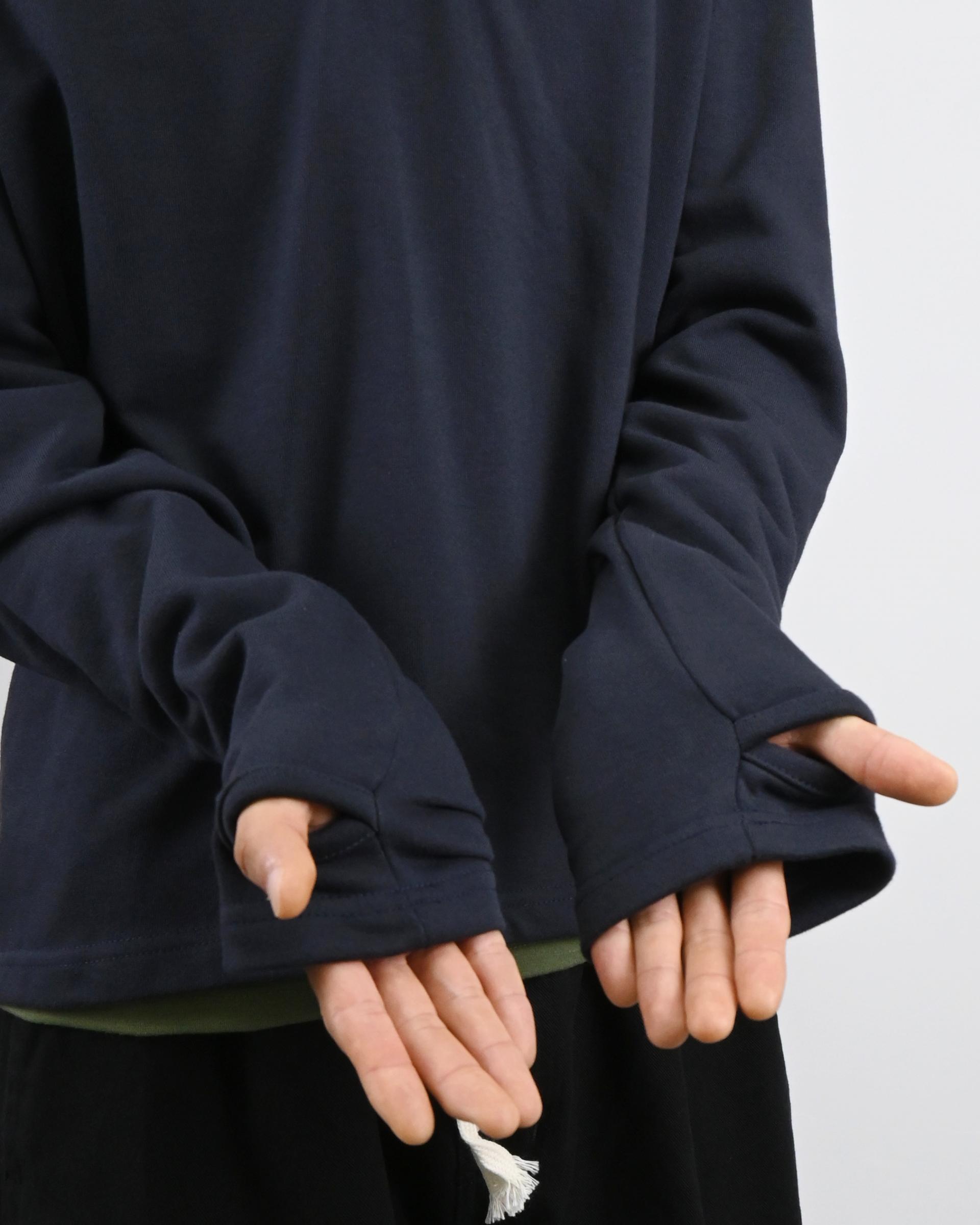 warmer henley neck hoodie