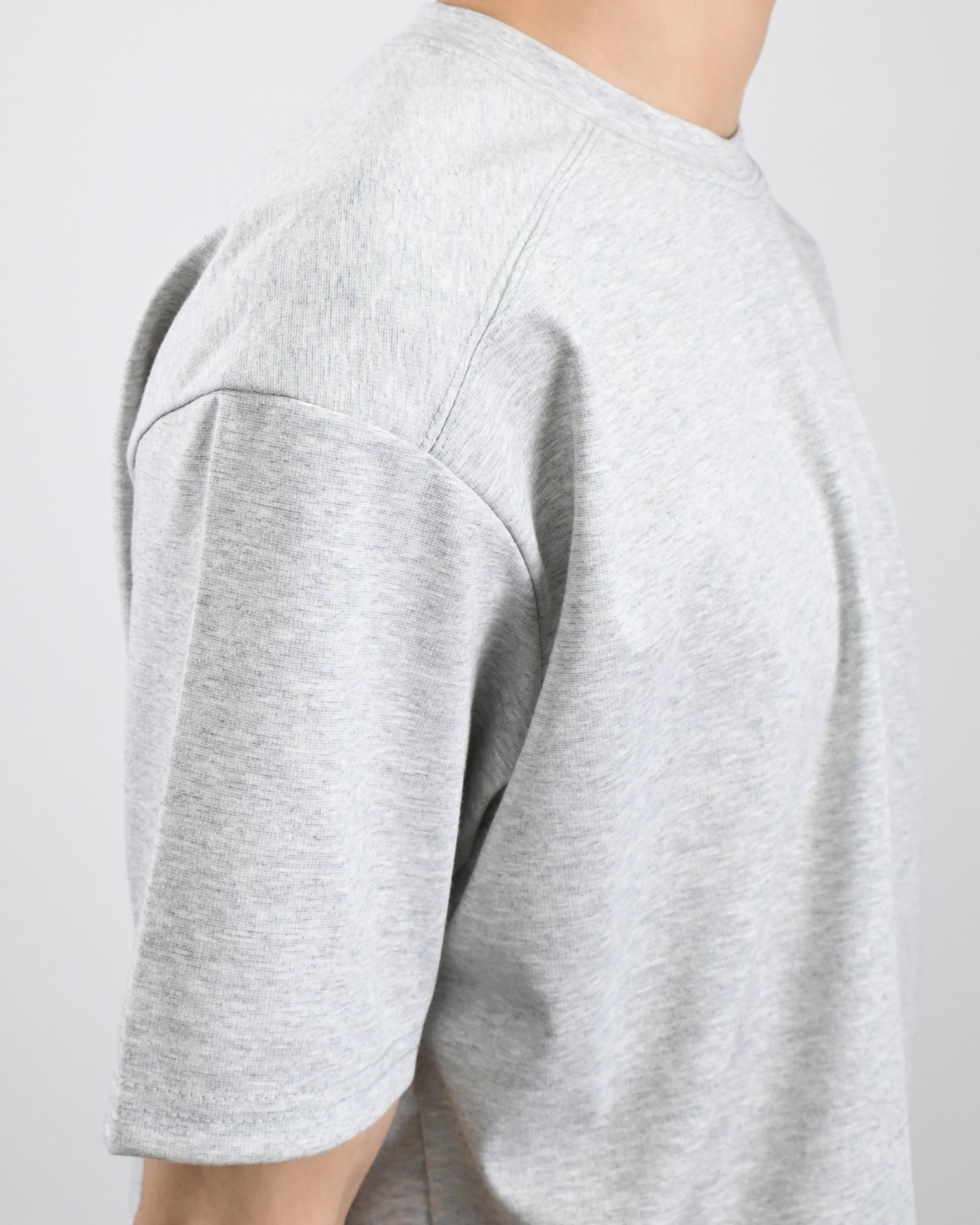 front shoulder line half t-shirt