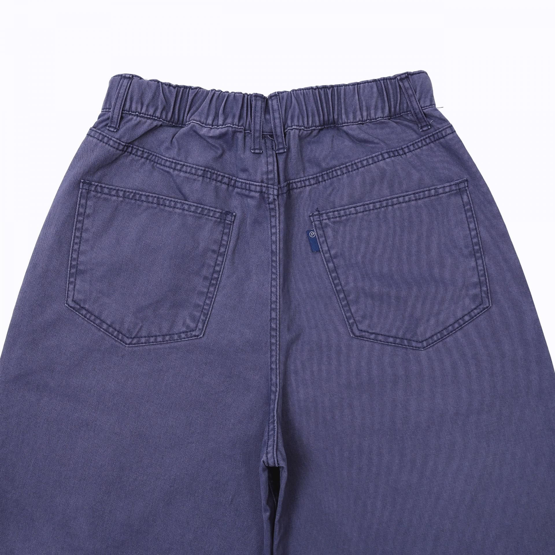 pigment solid balloon cotton pants